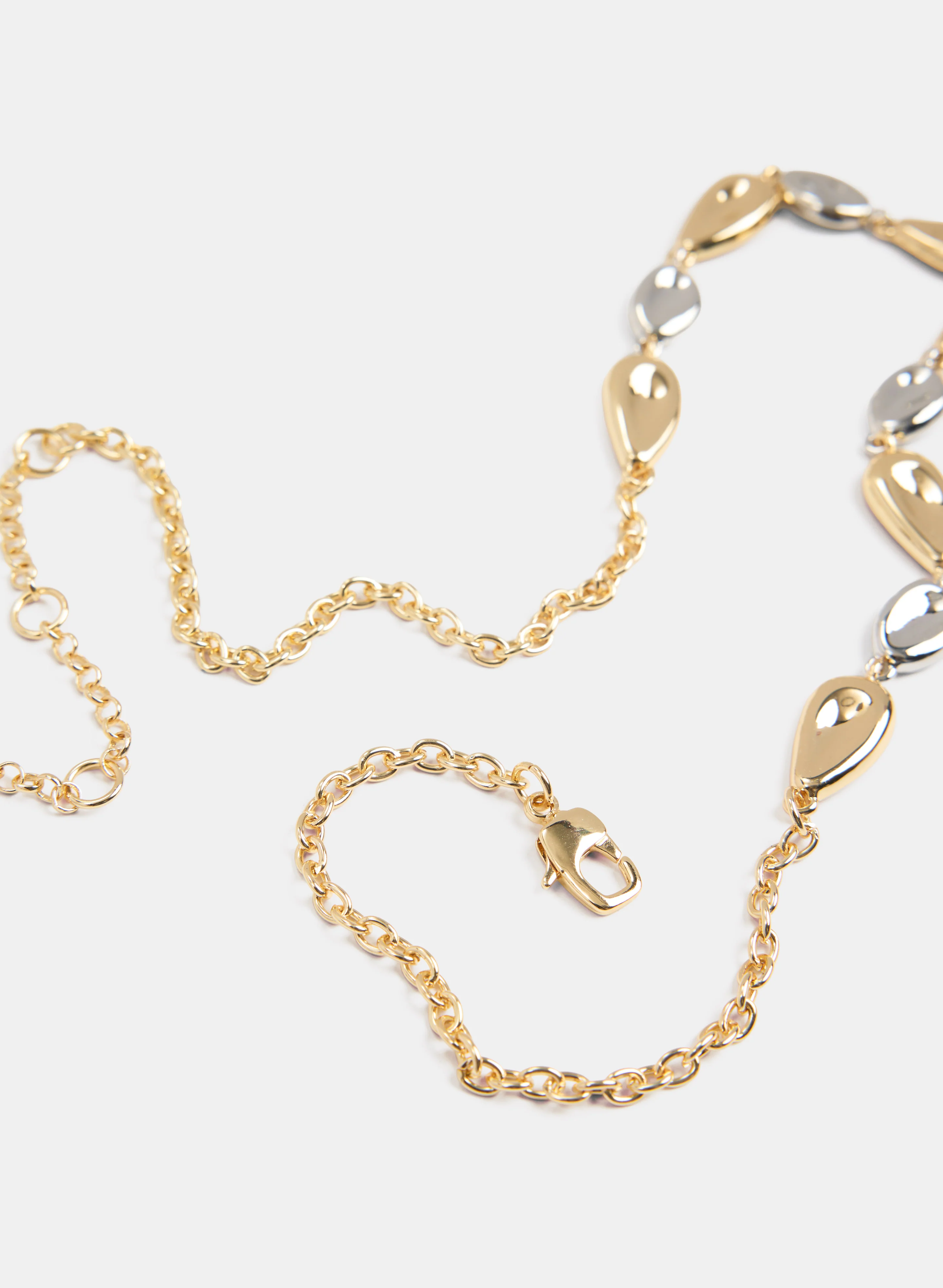 2-Tone Y Necklace - Image 2