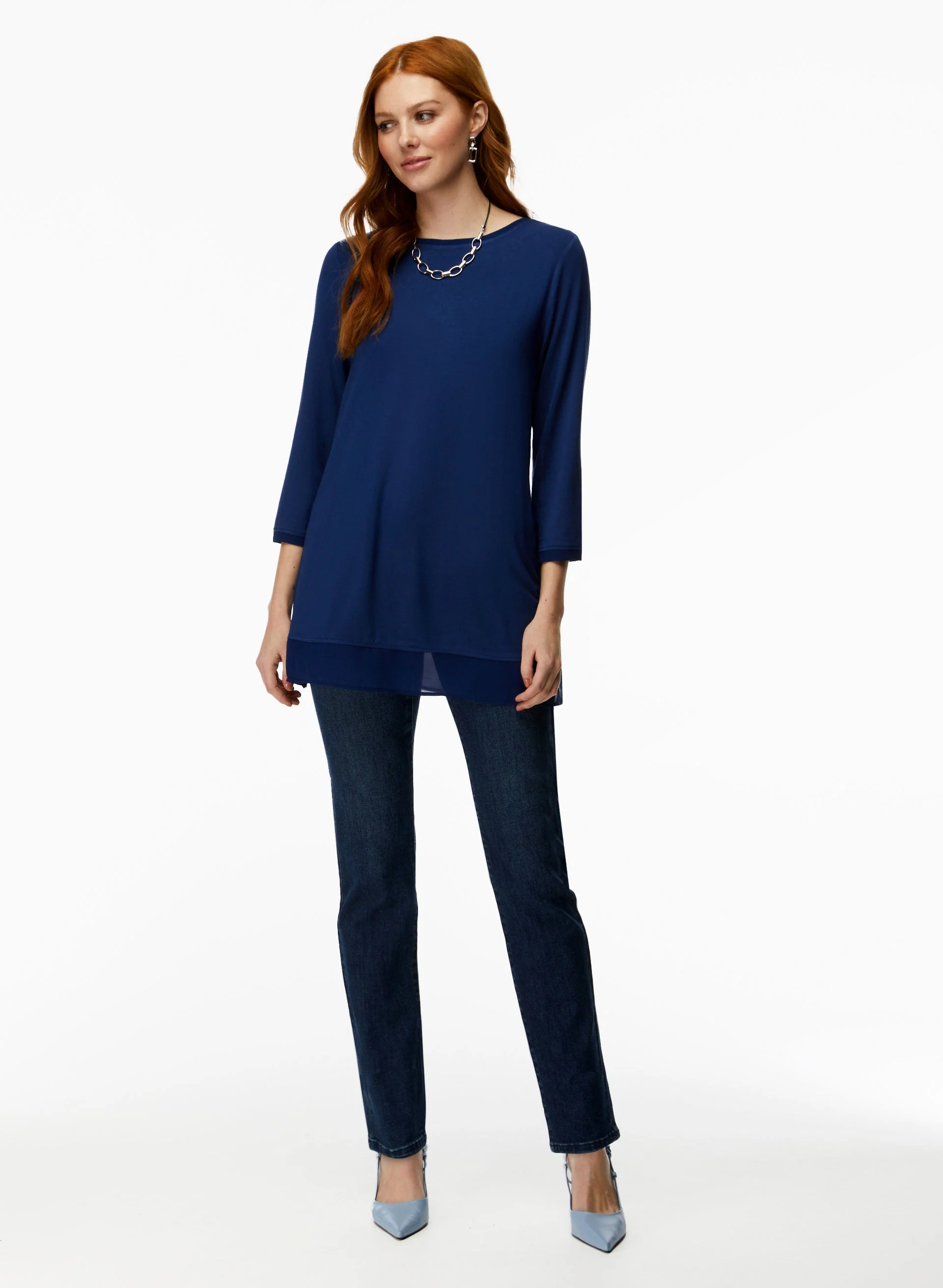 3/4 Sleeve Tunic Tee - Image 4