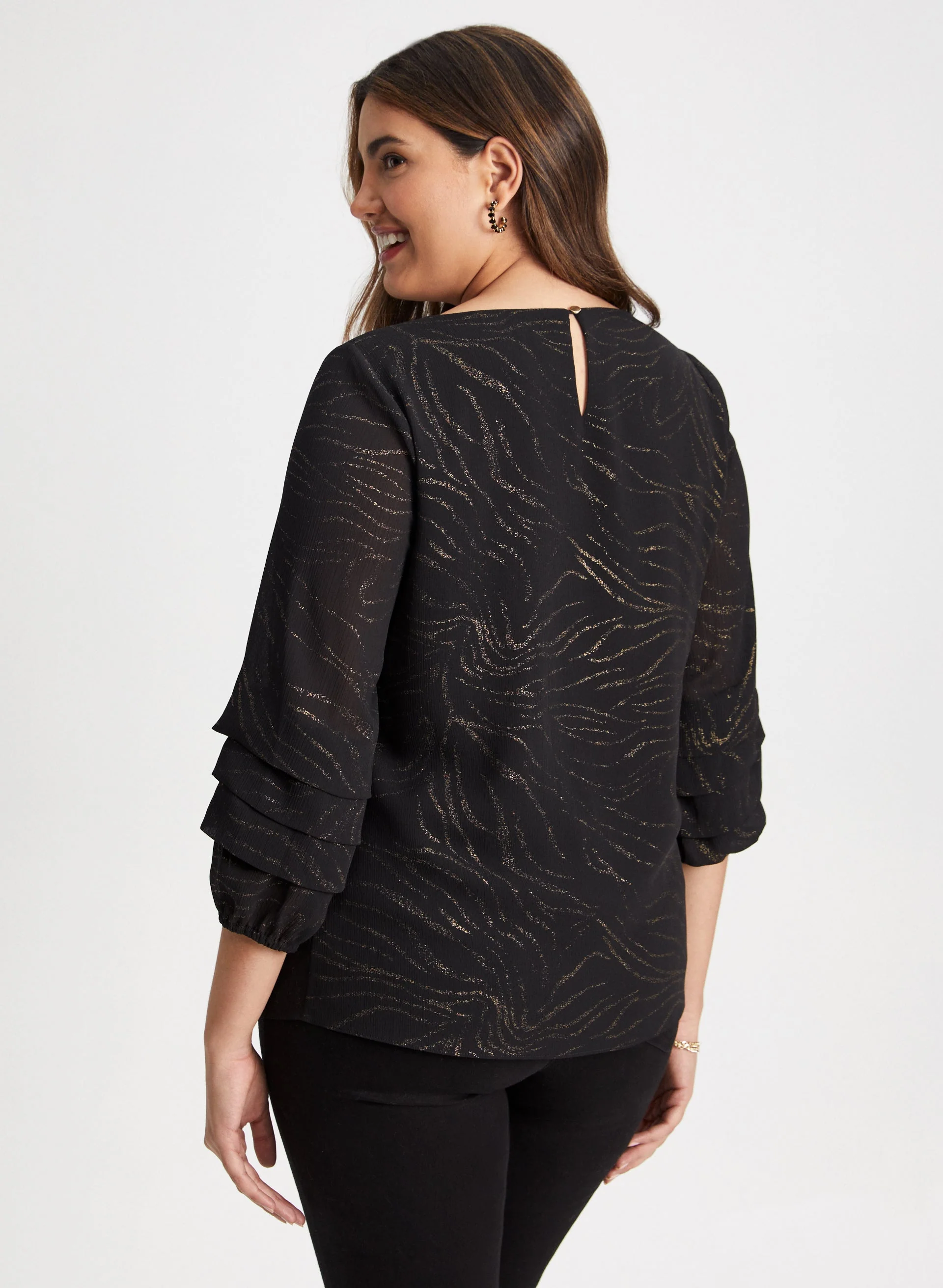 Zebra Print Blouse - Image 4