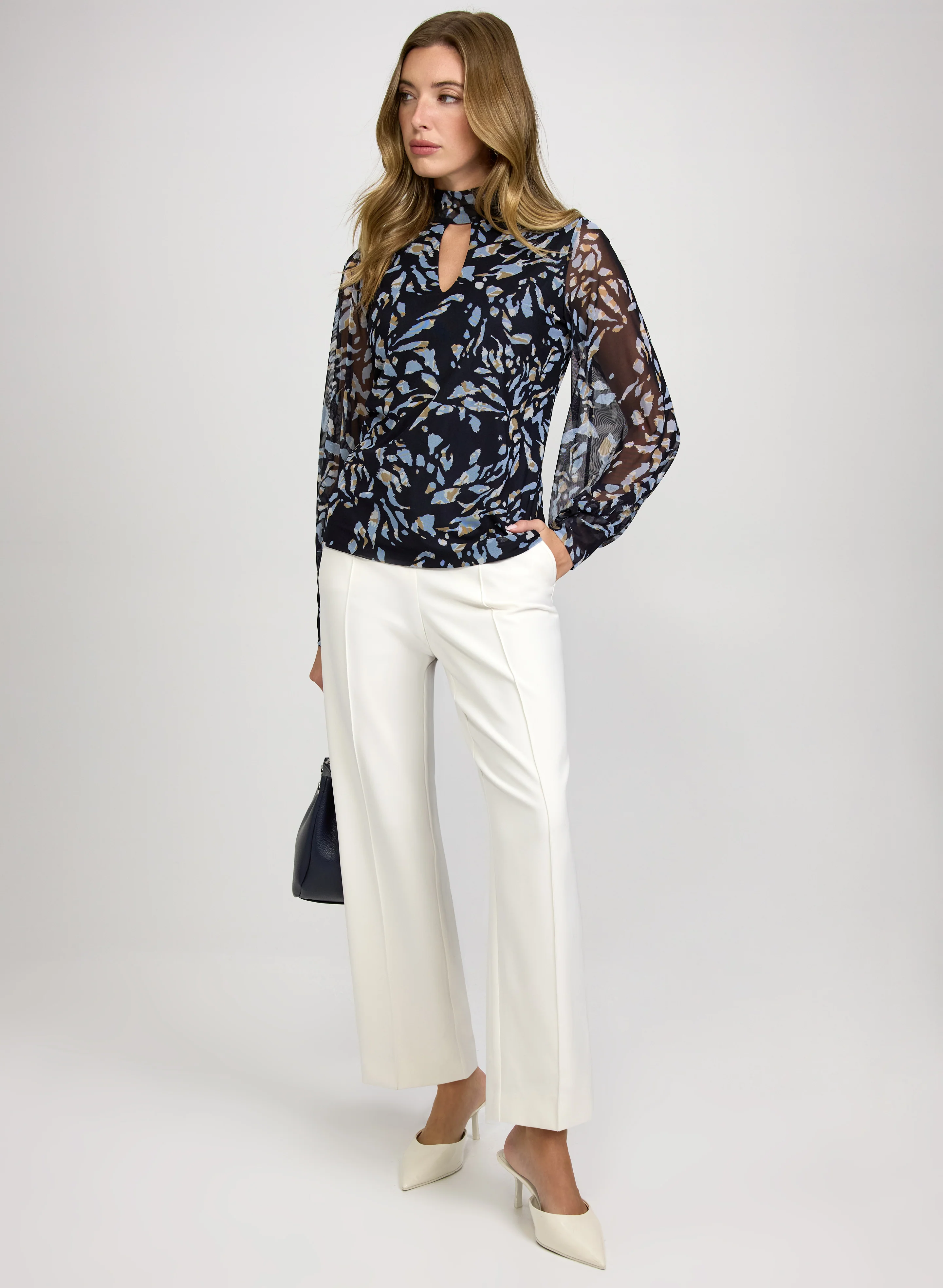 Abstract Animal Print Top - Image 3