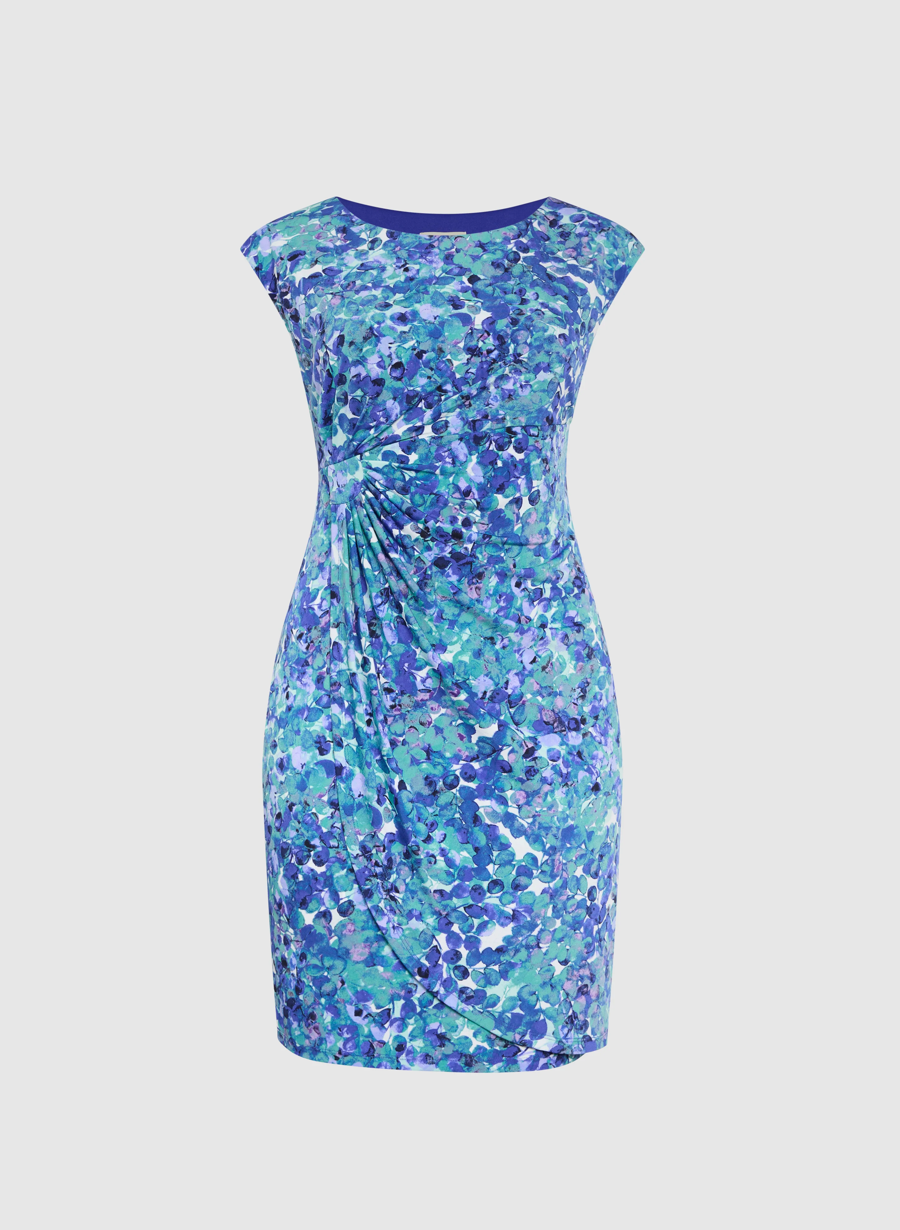 Abstract Dot Print Dress - Image 6