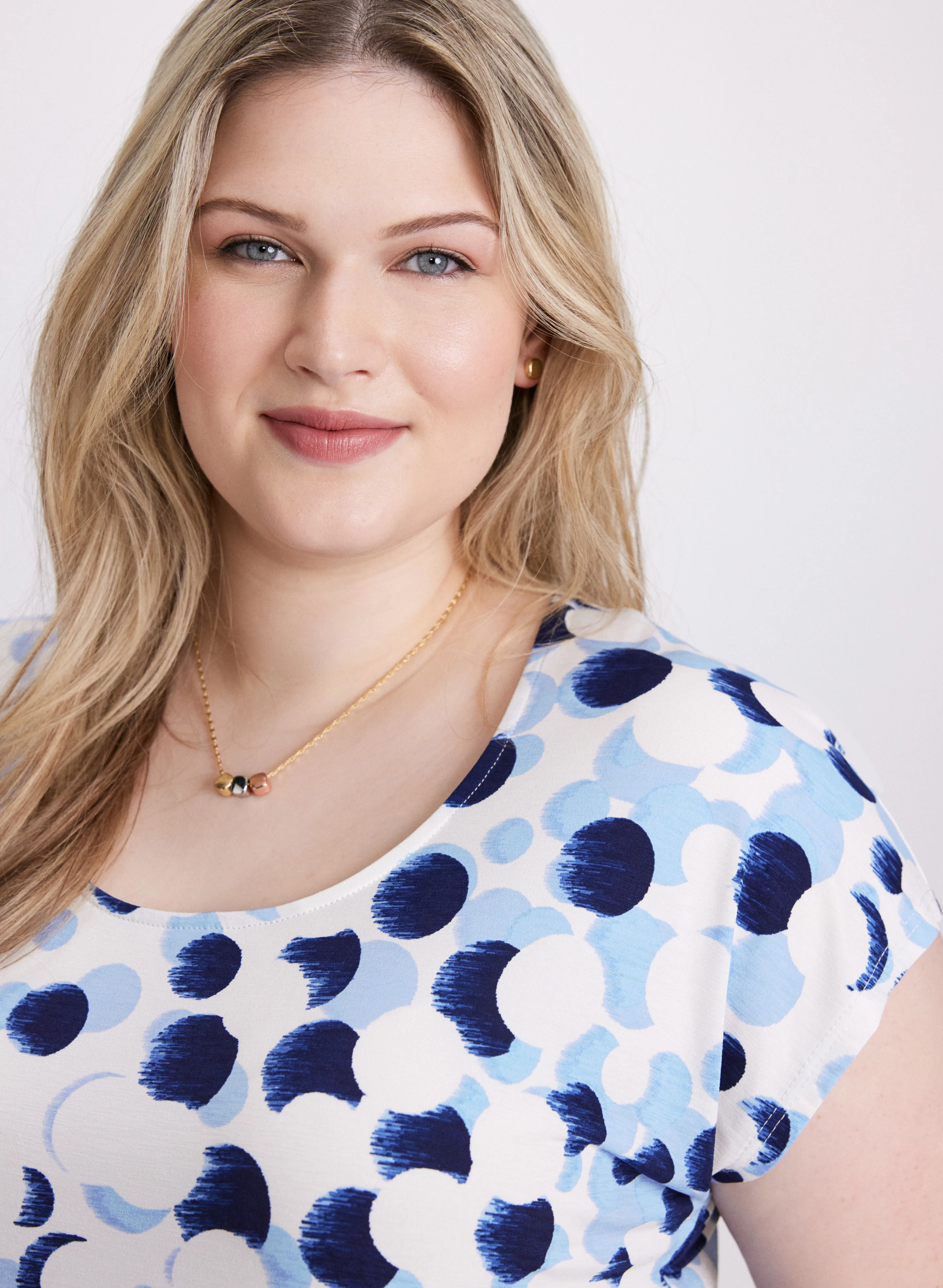 Abstract Dot Print Top - Image 5