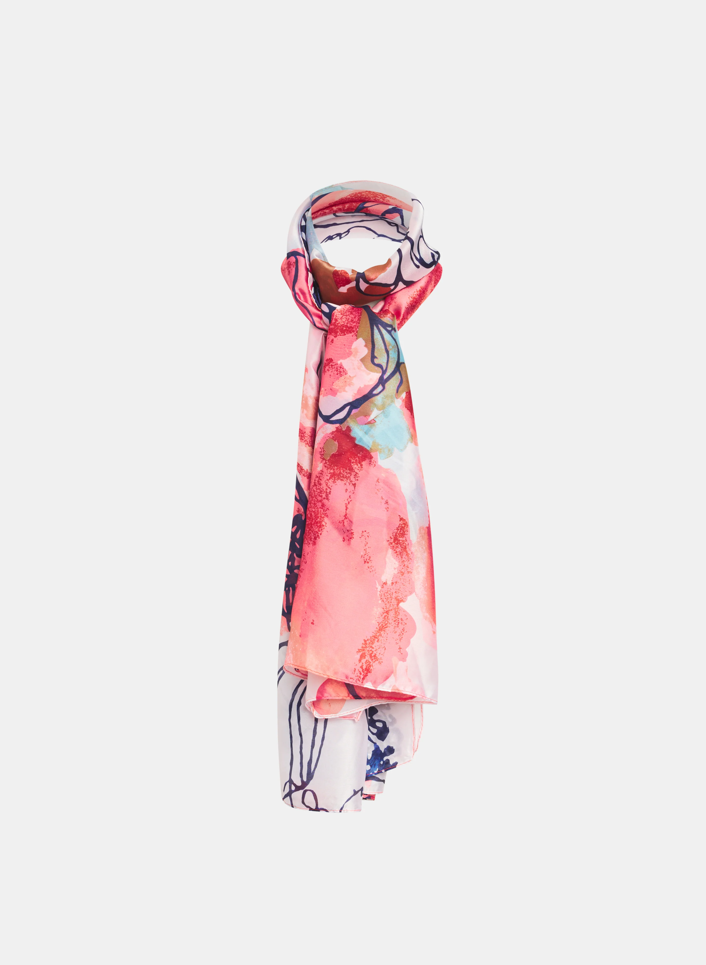 Abstract Floral Scarf