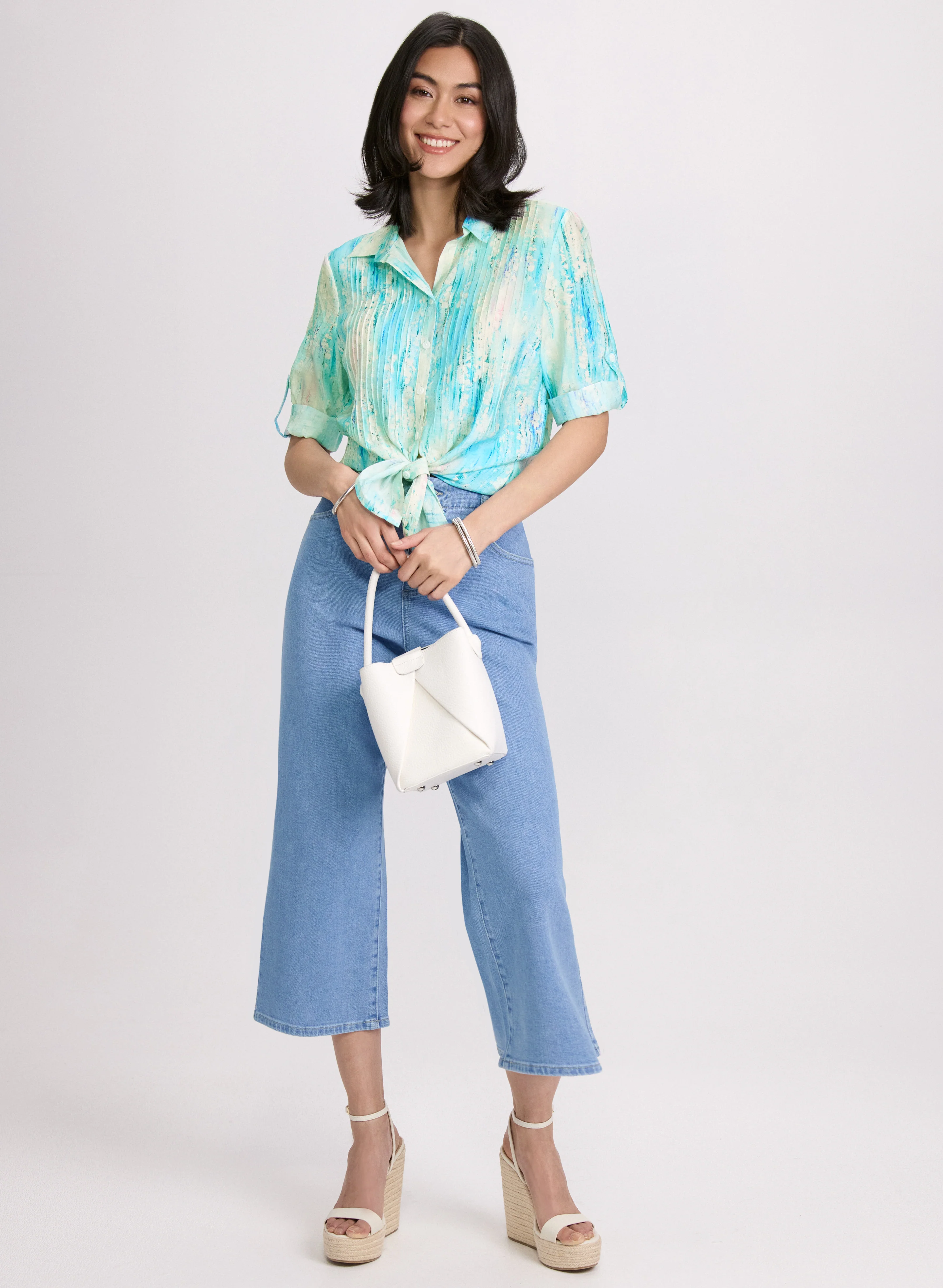 Abstract Print Blouse - Image 3