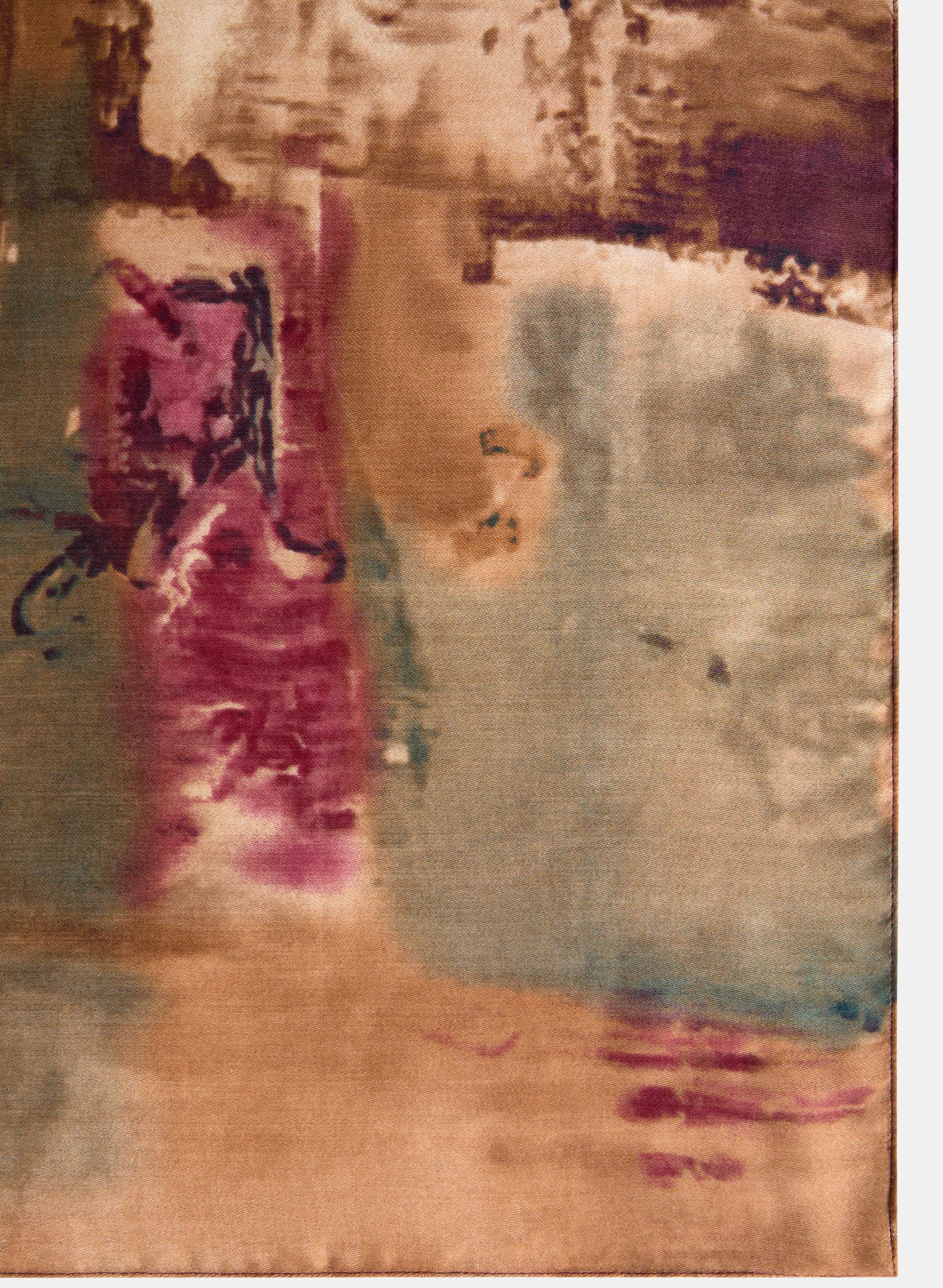 Abstract Print Oblong Scarf - Image 3