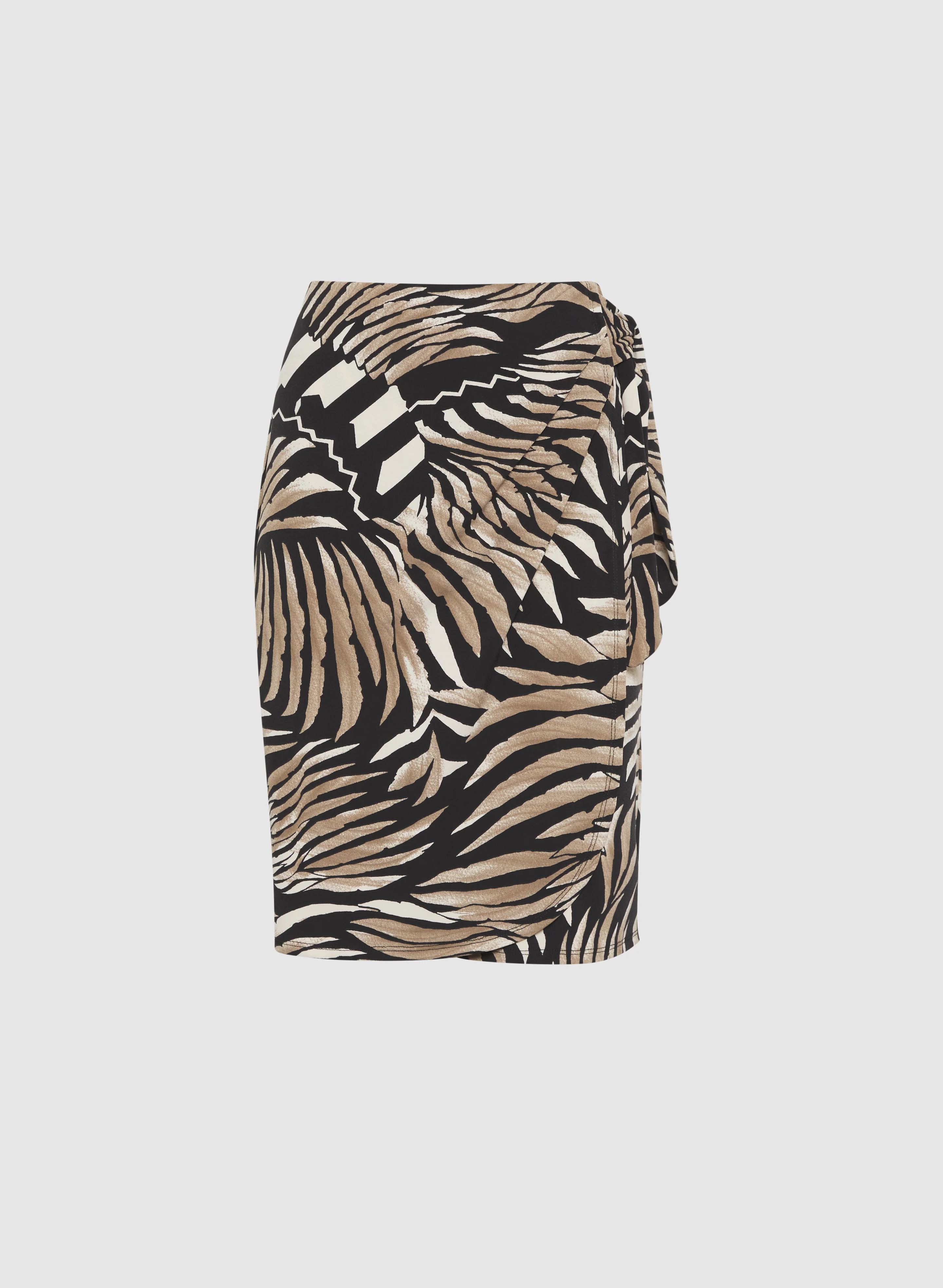 Abstract Print Pencil Skirt - Image 6