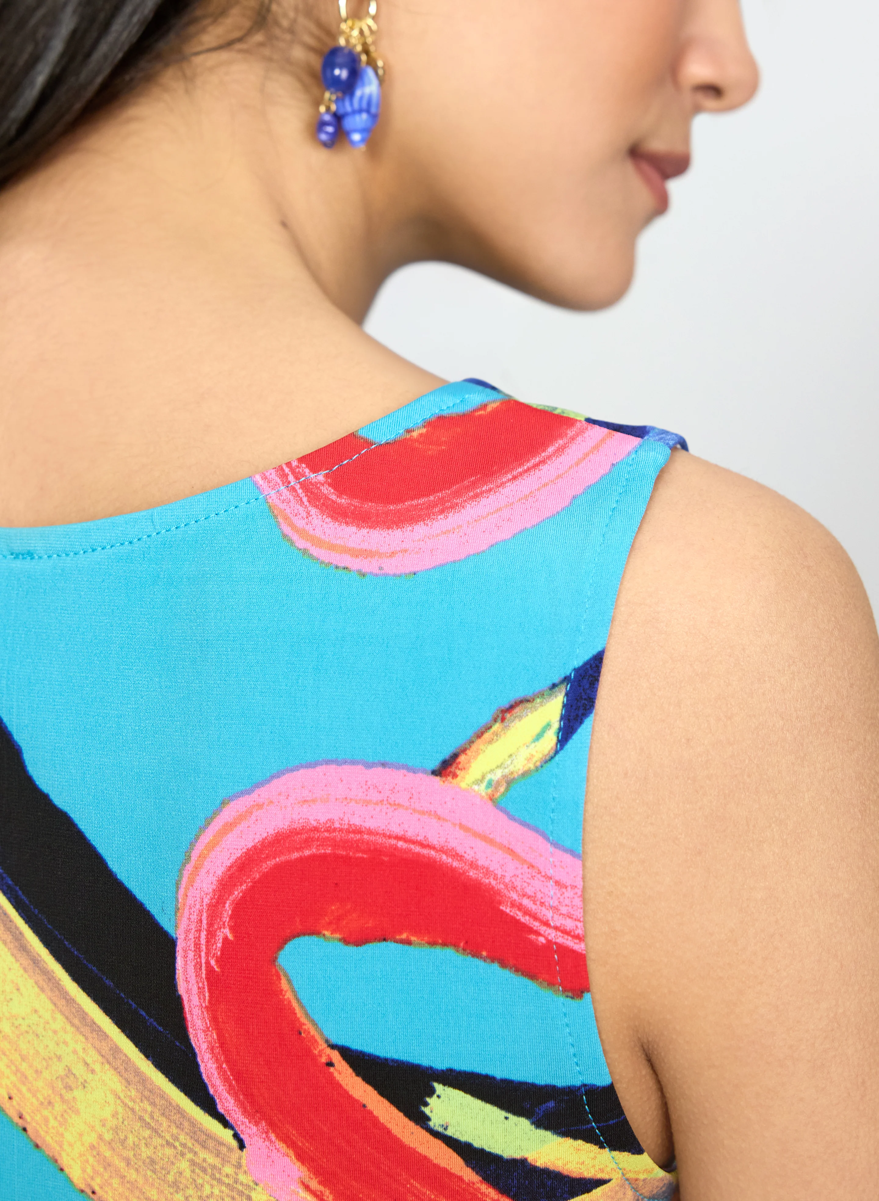 Abstract Print Tank Top - Image 5