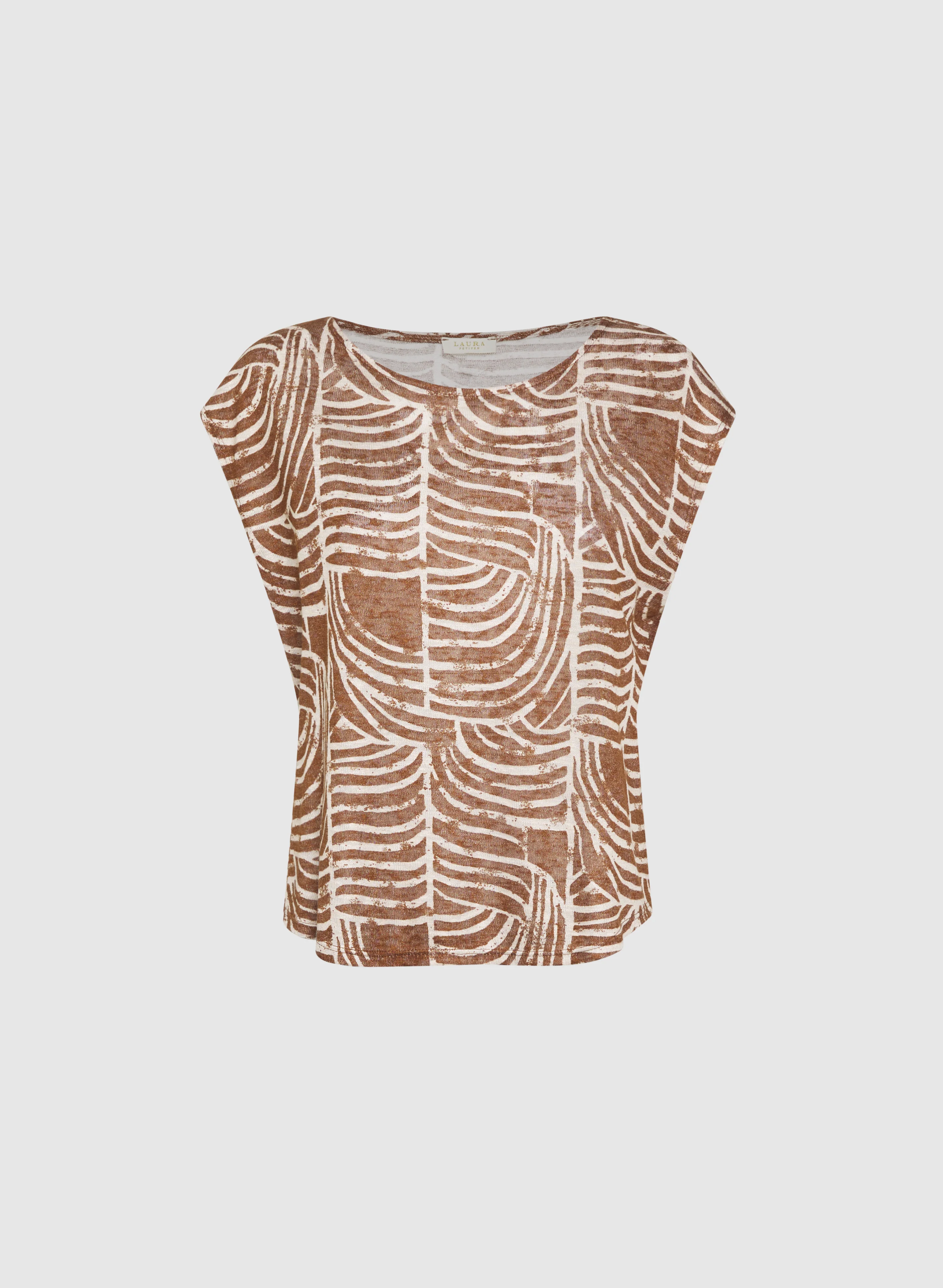 Abstract Print Top - Image 6