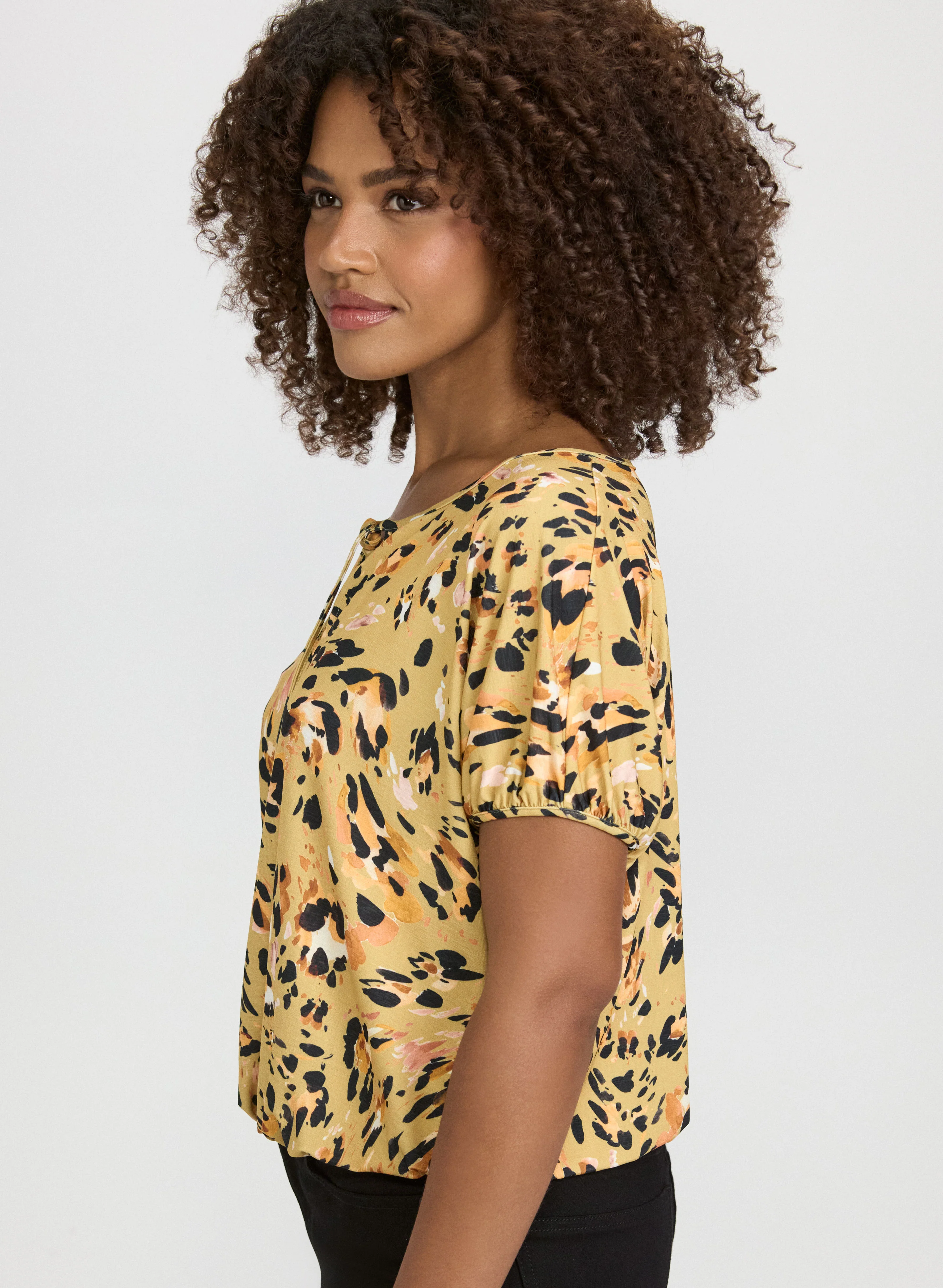 Abstract Print Top - Image 5