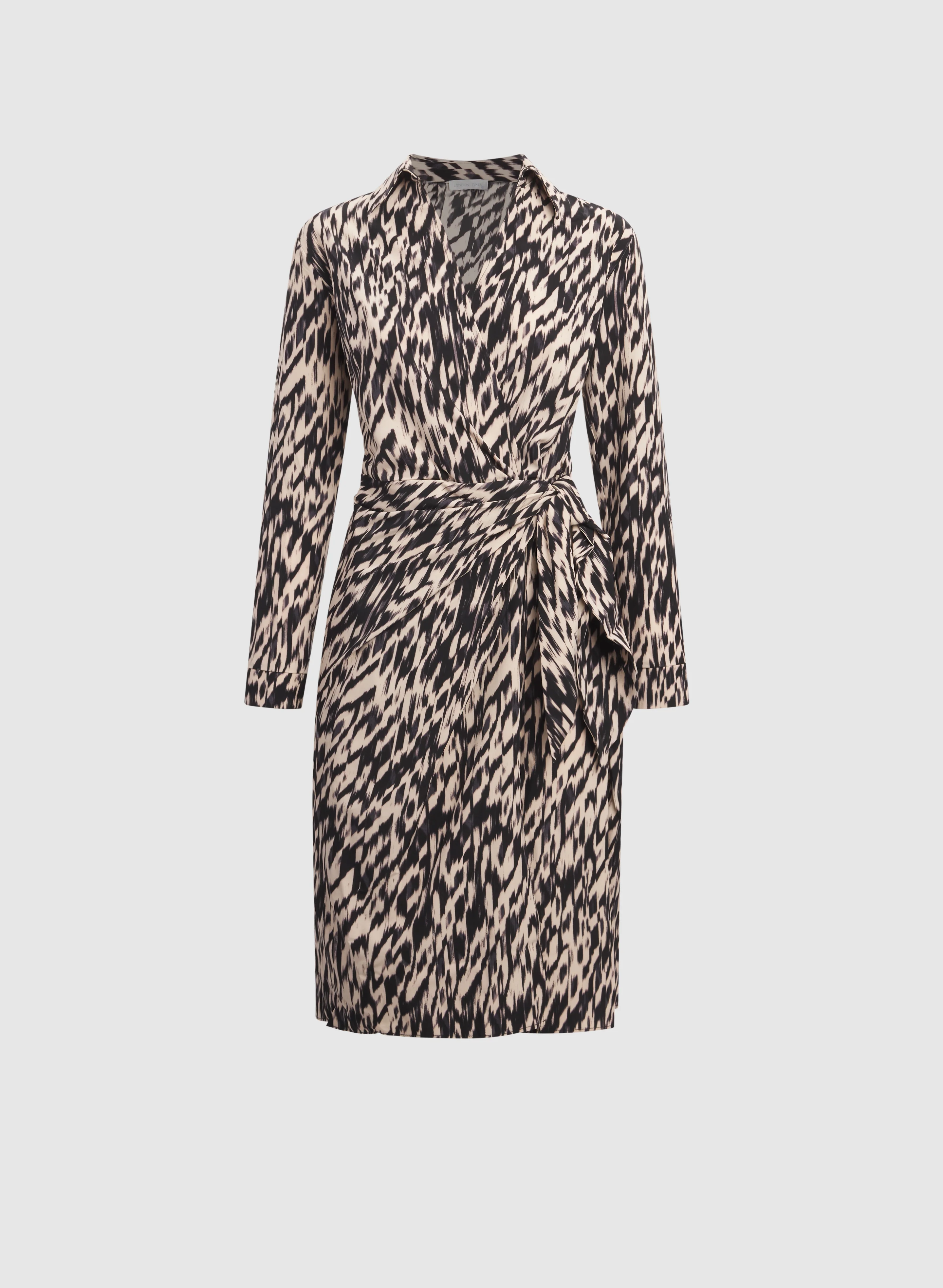 Abstract Tie-Waist Dress - Image 6