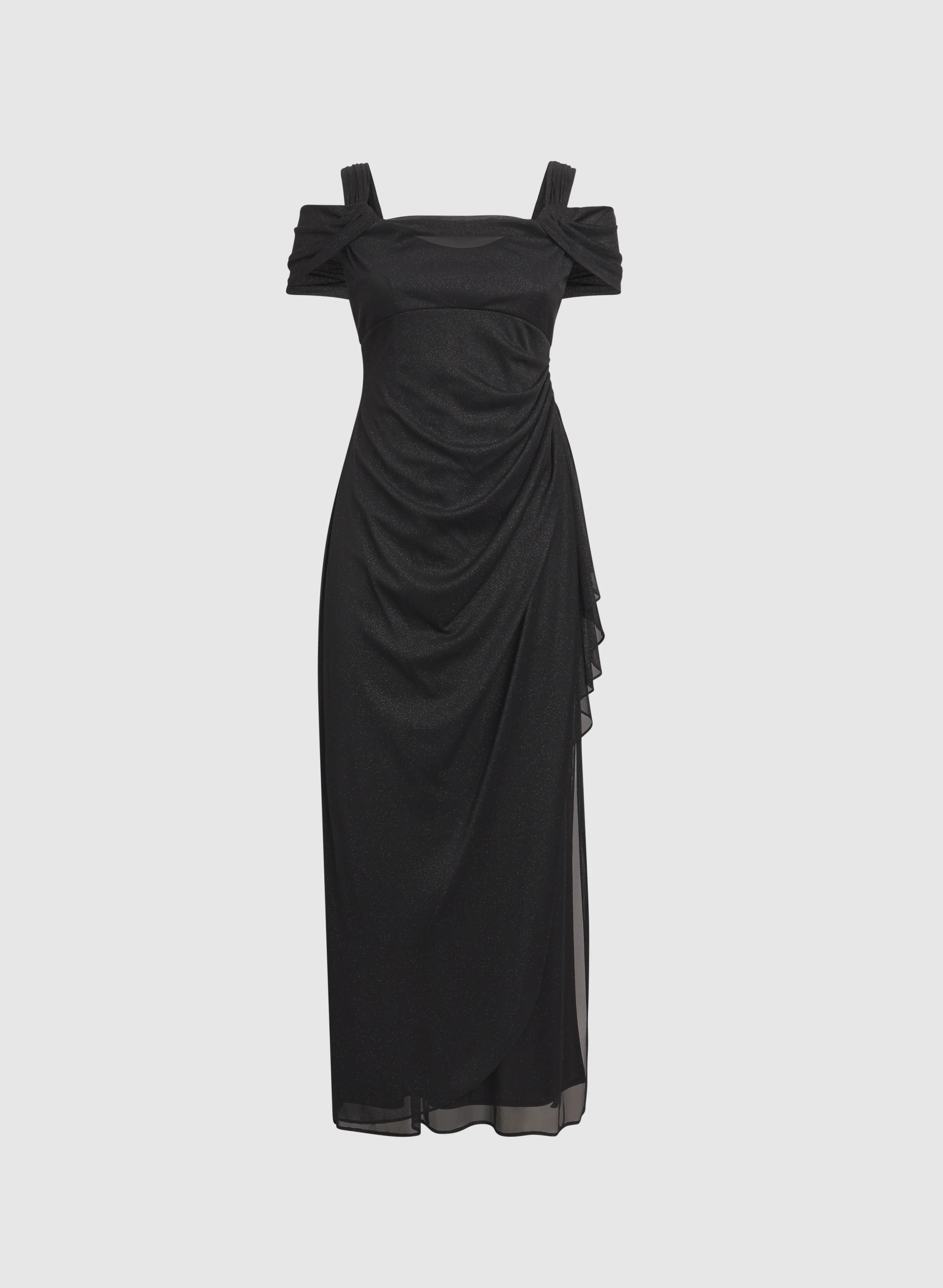 Alex Evenings - Draped Cold-Shoulder Dress - Image 5