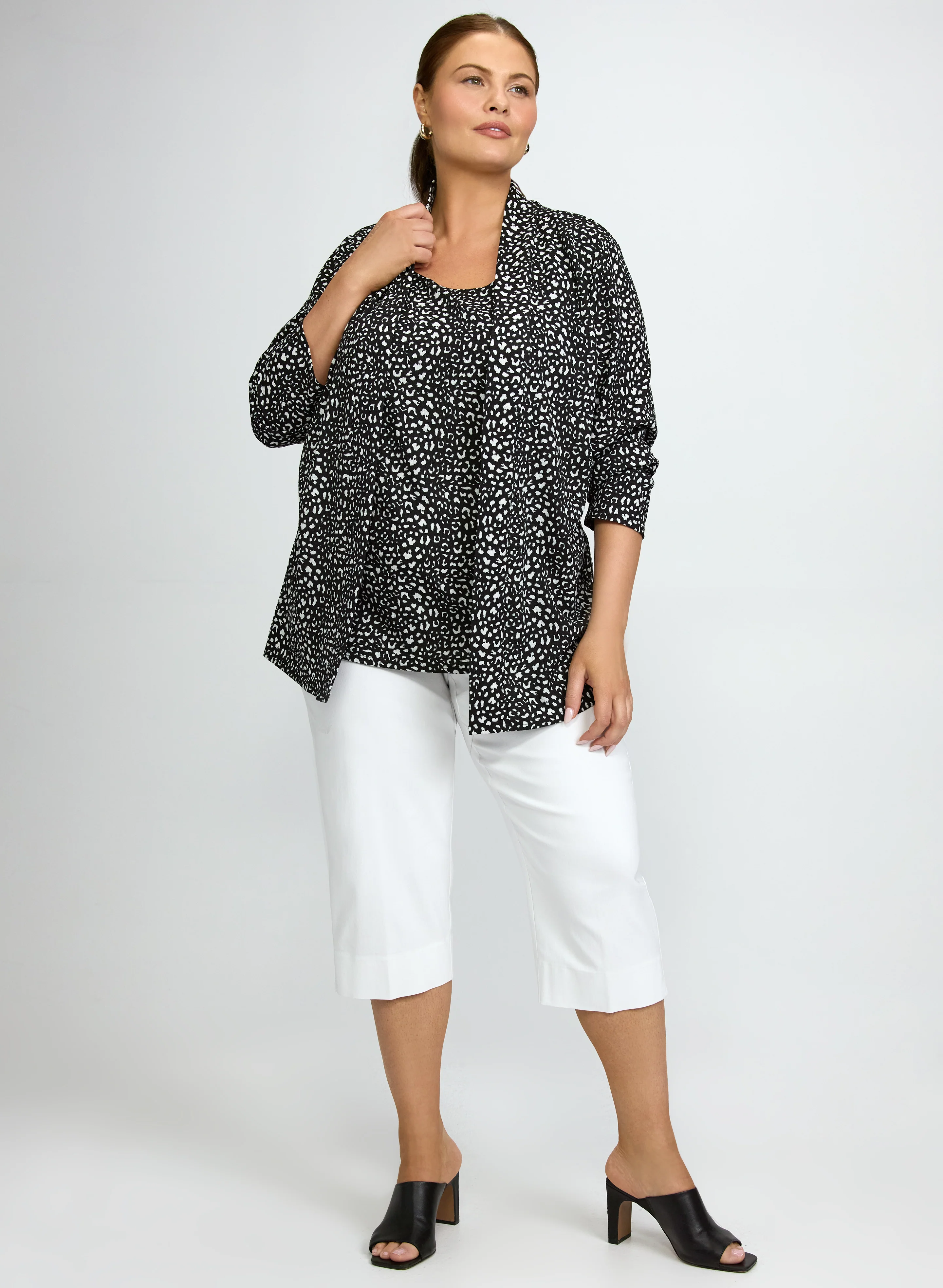 Animal Print Illusion Top - Image 3