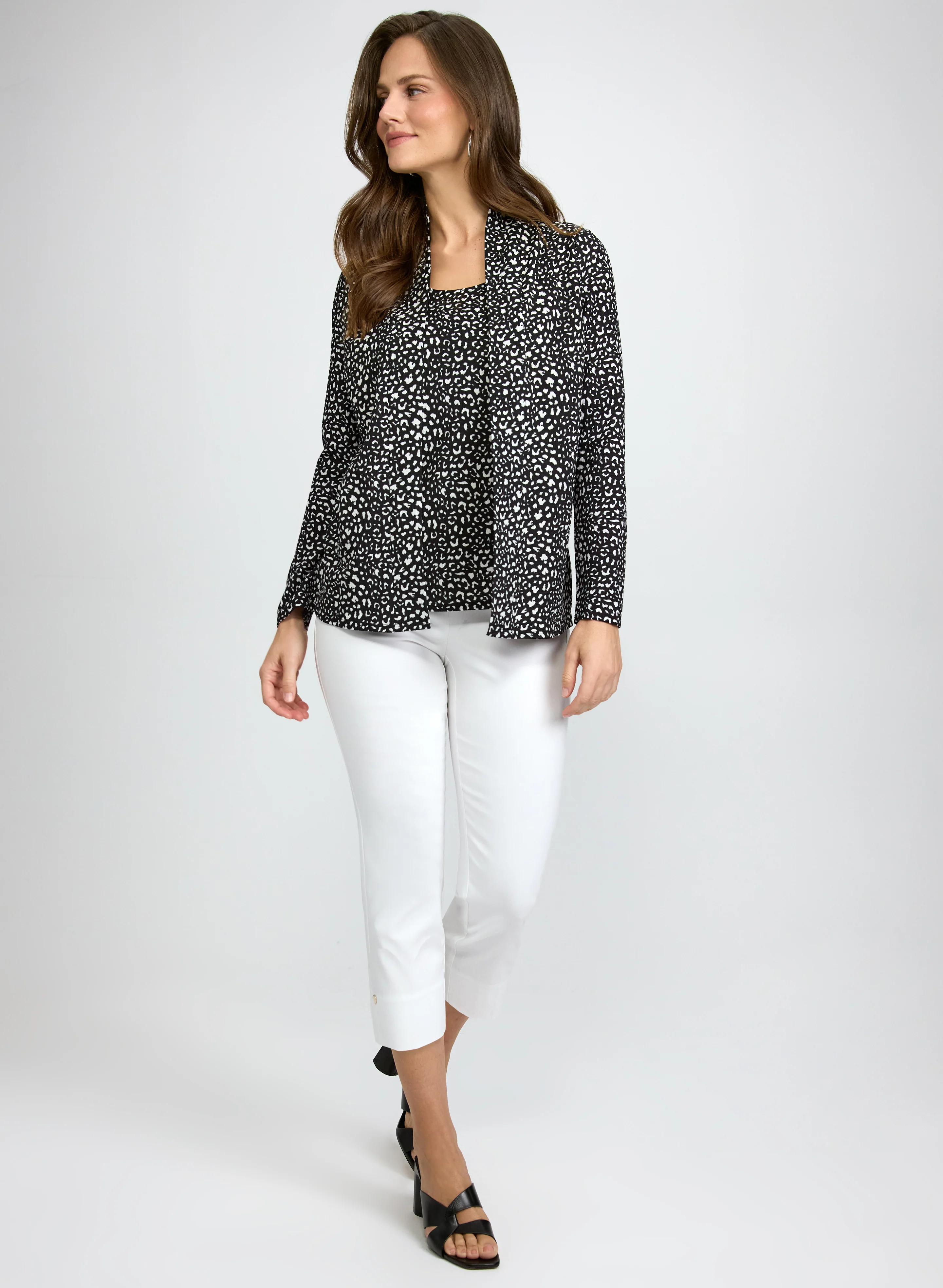 Animal Print Illusion Top - Image 3