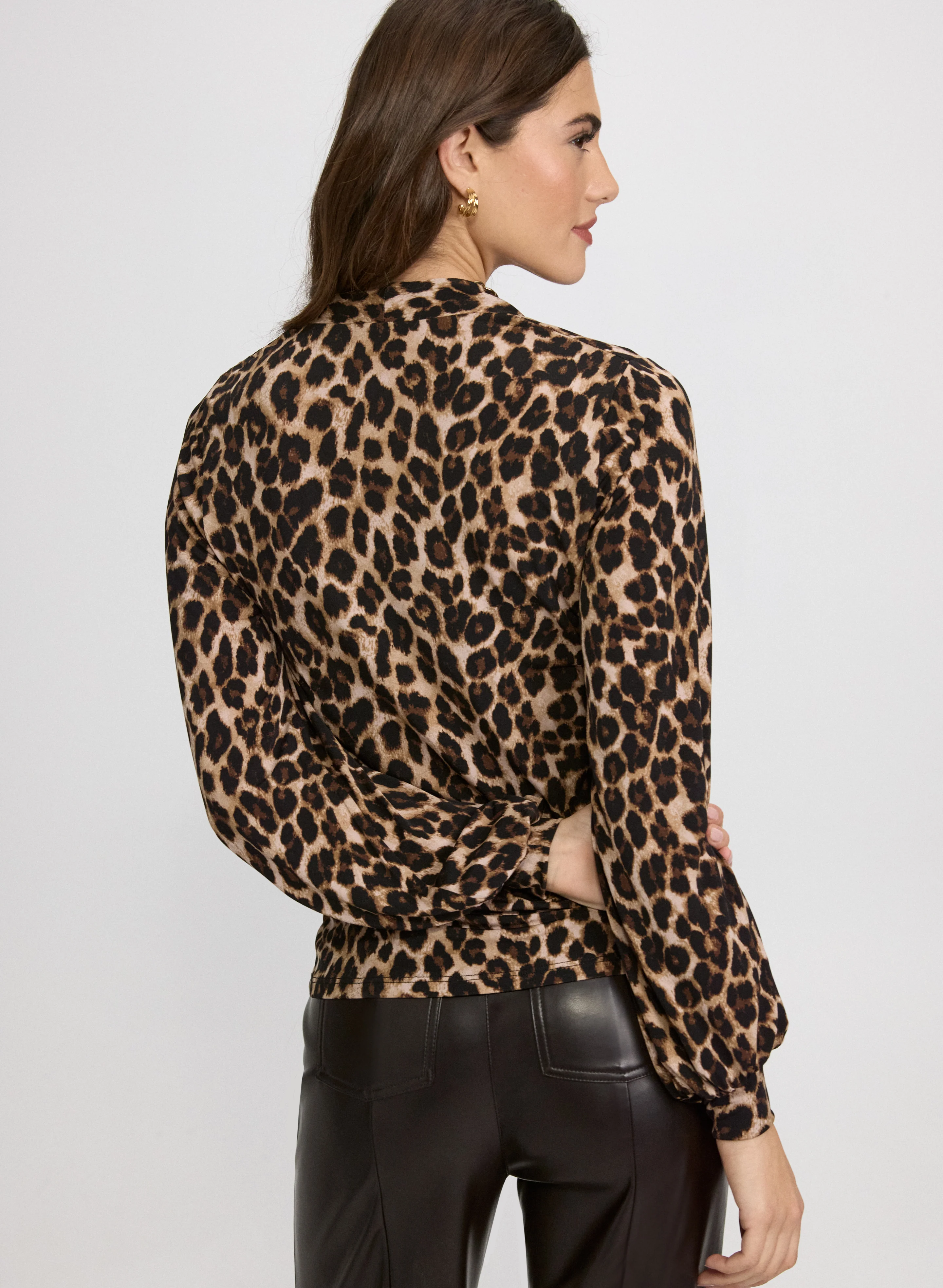 Animal Print Top - Image 4