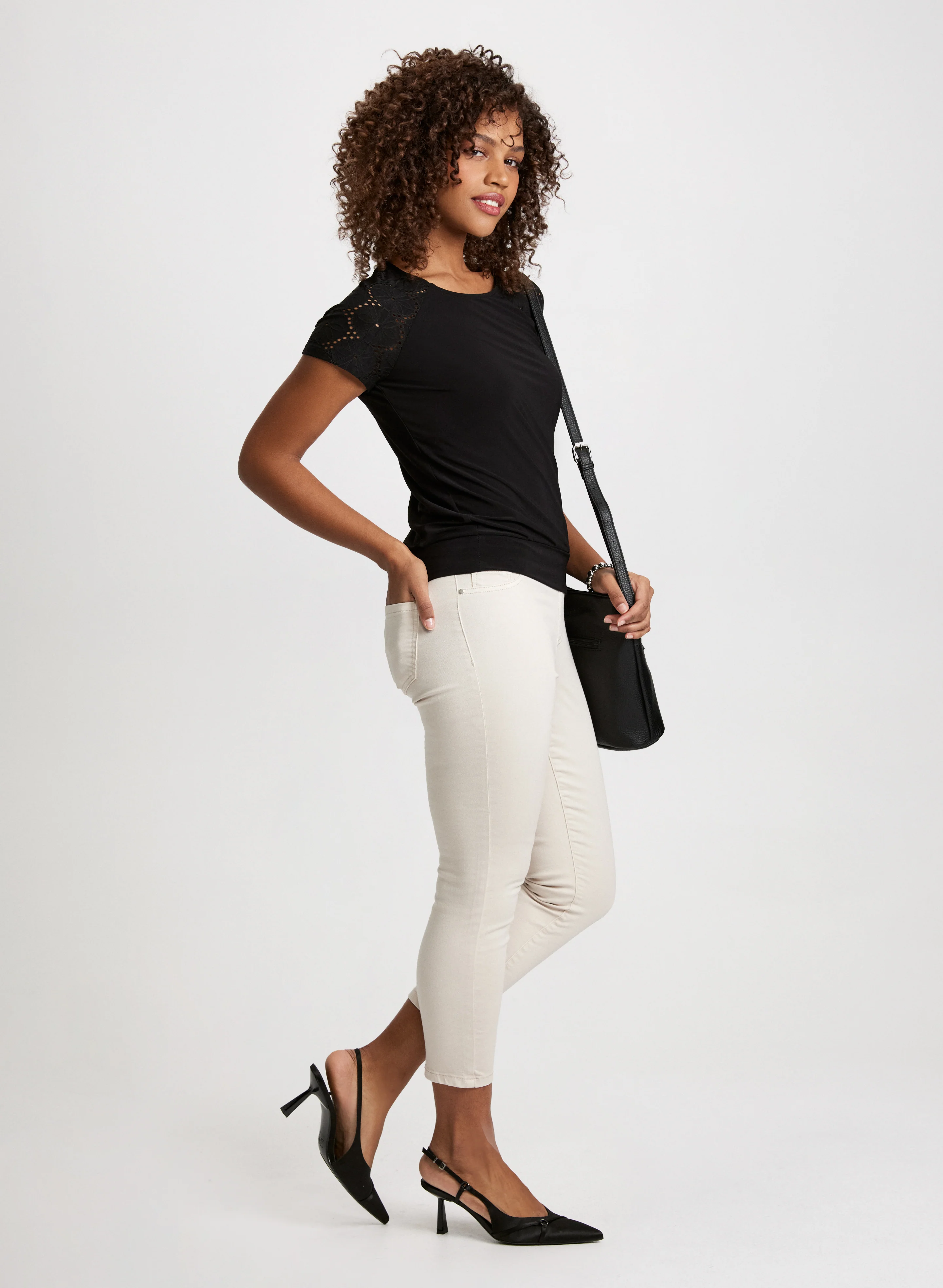 Ankle Length Pull-On Jeans - Image 4