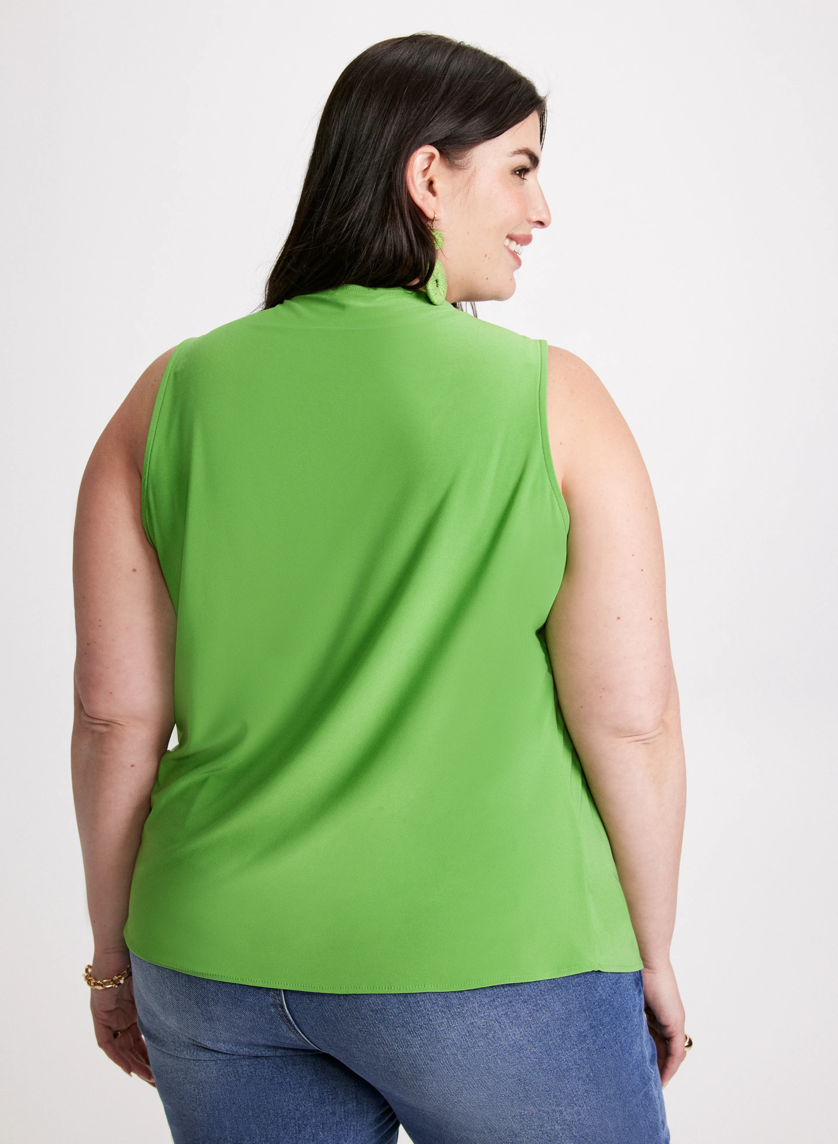 Asymmetric Overlay Tank Top - Image 4