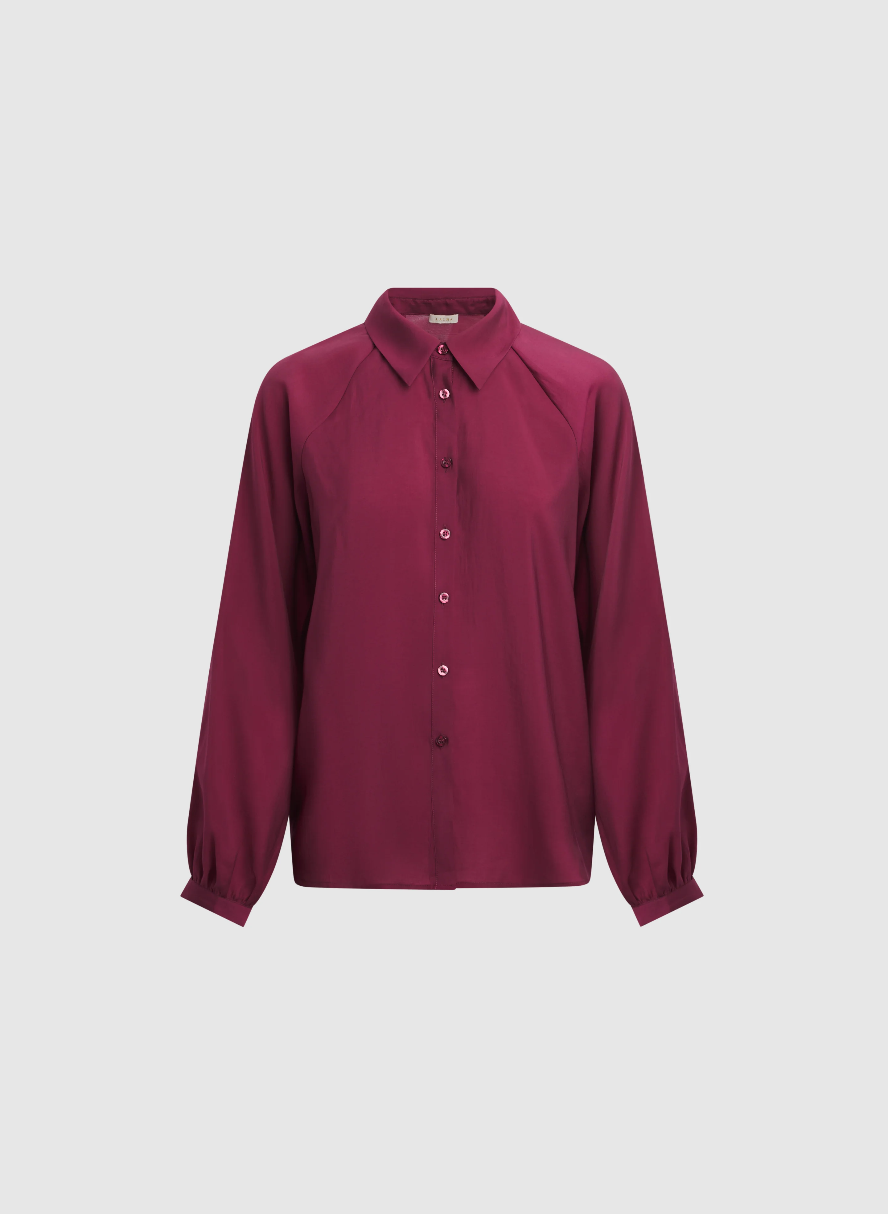 Balloon Sleeve Button-Down Blouse - Image 7