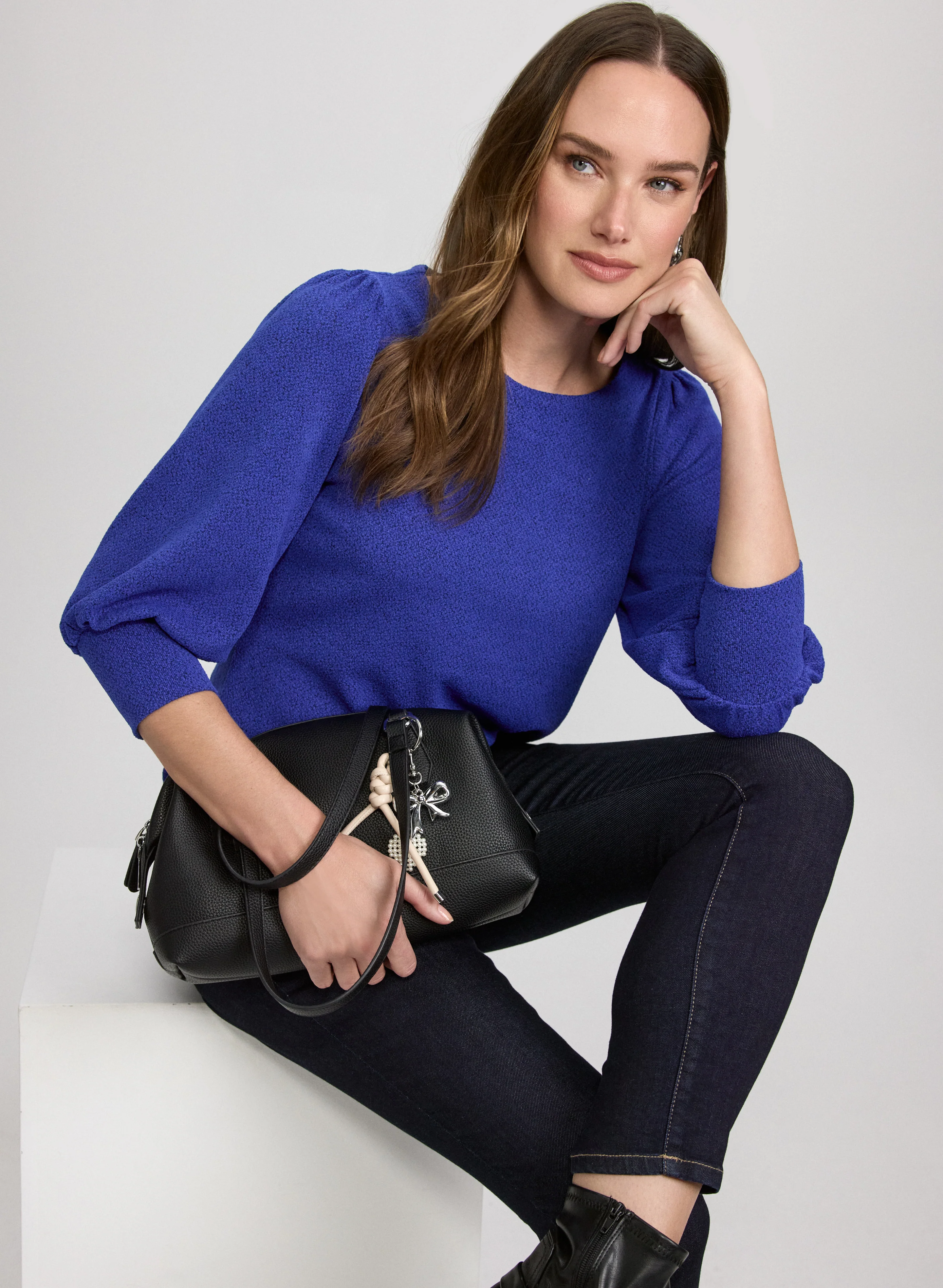 Balloon Sleeve Sweater - Image 7
