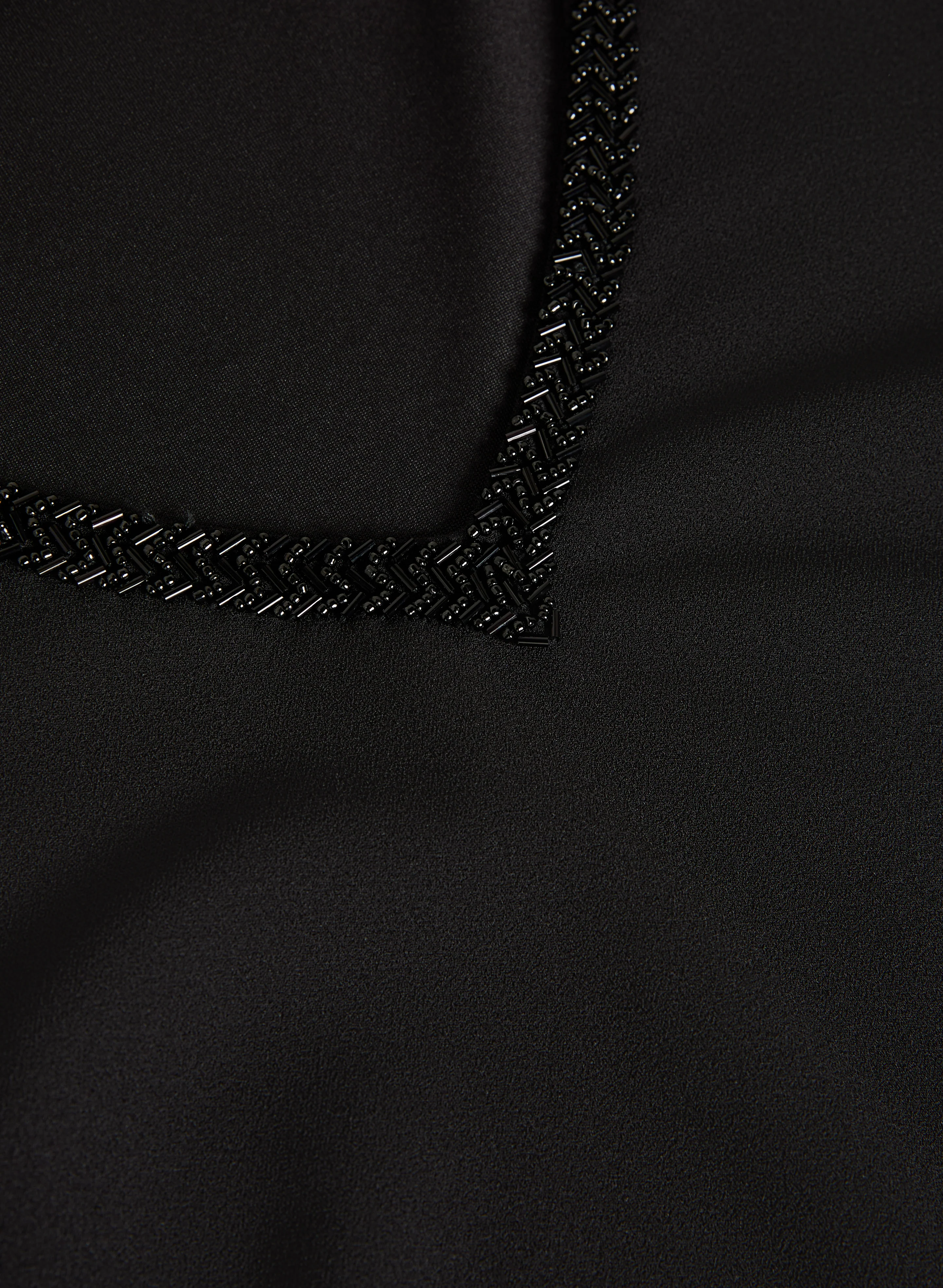 Bead Detail V-Neck Top - Image 7
