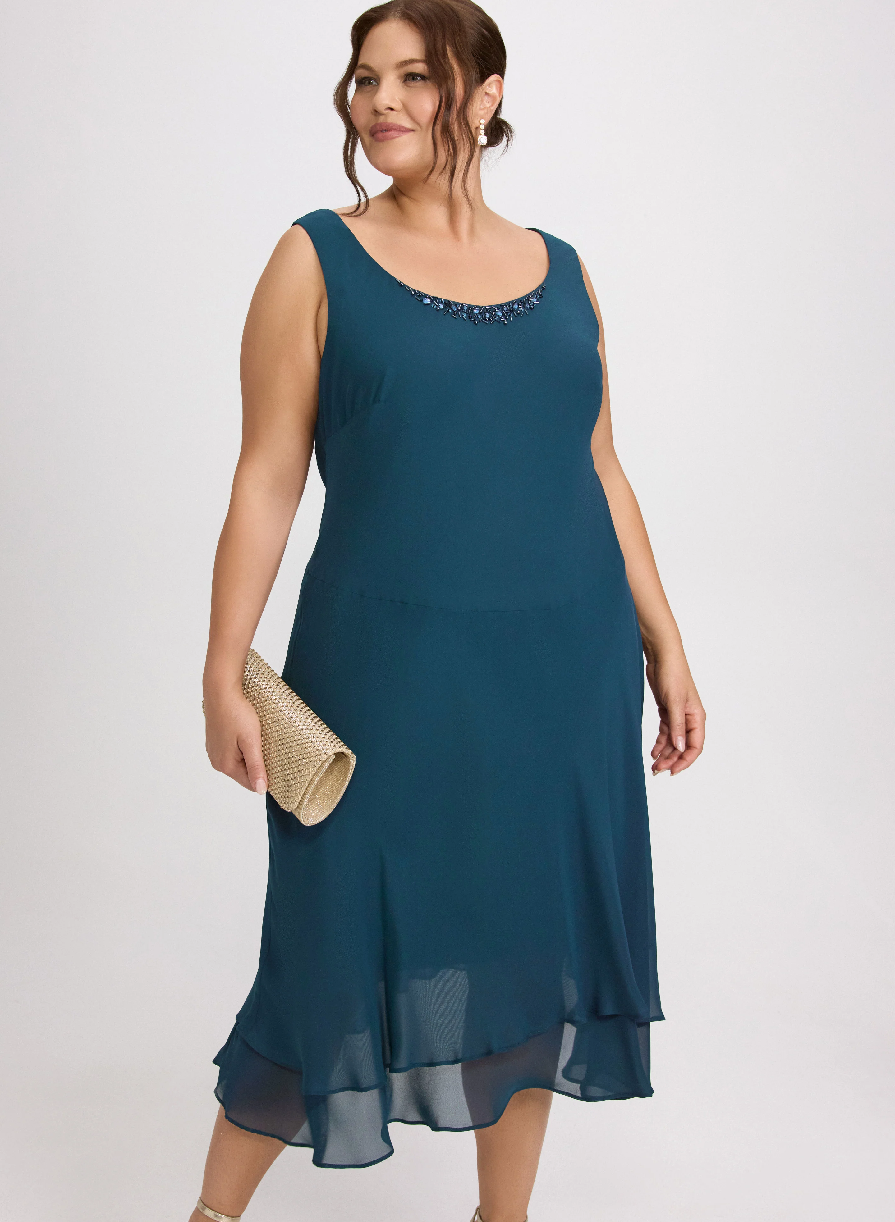 Beaded Dress & Jacket Set - Image 3
