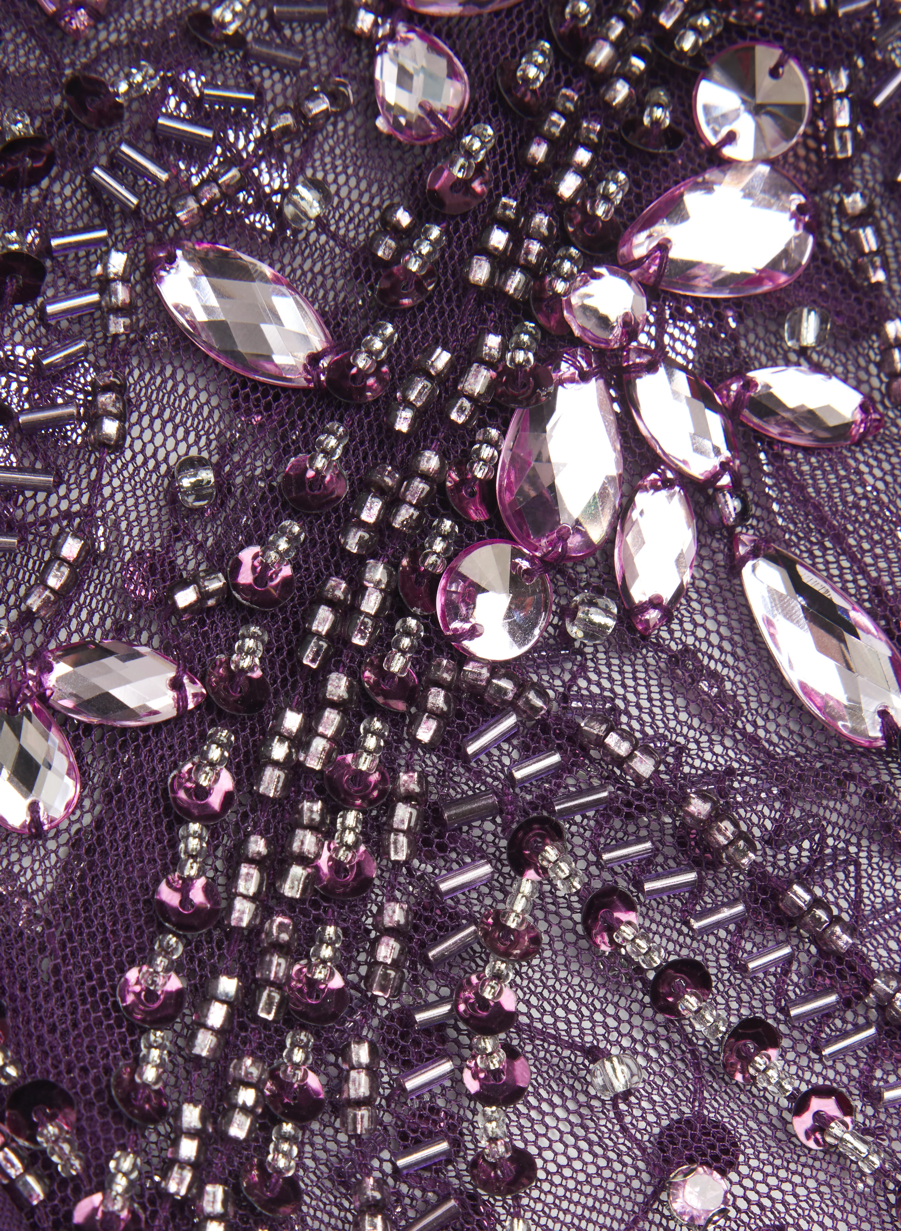 Beaded Flutter Sleeve Dress - Image 6