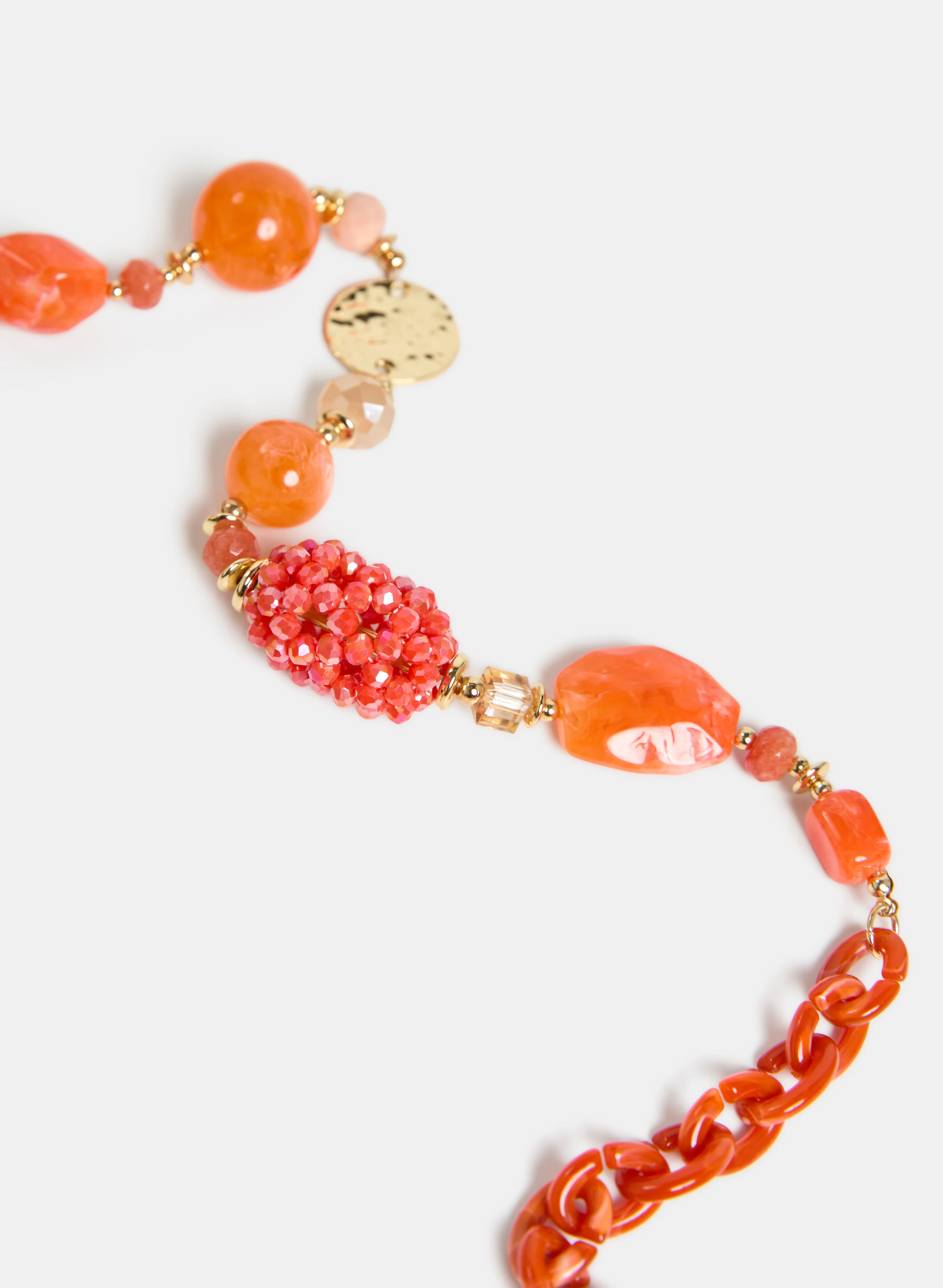 Beaded Resin Necklace - Image 2