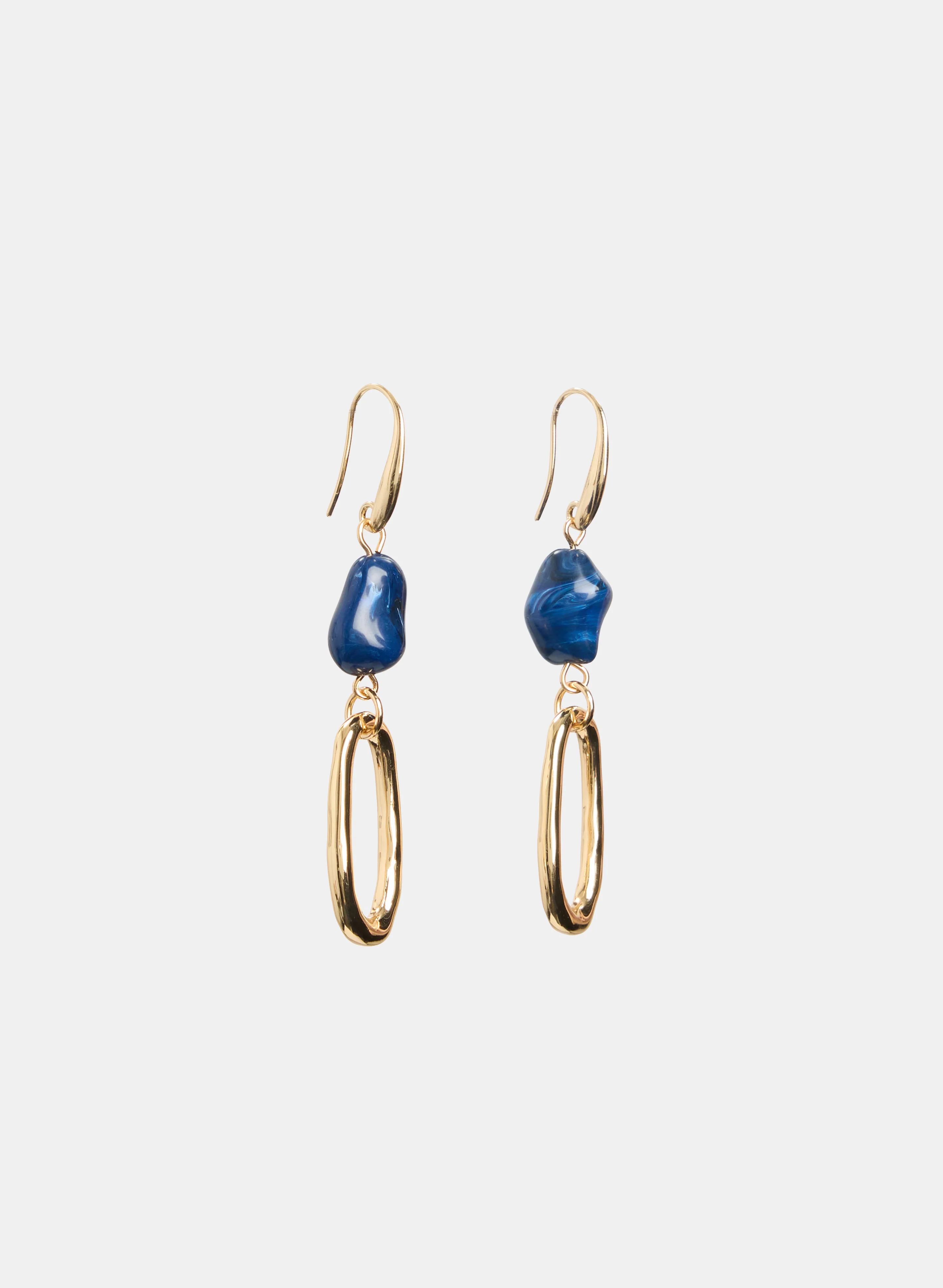 Beaded Ring Drop Earrings - Image 3