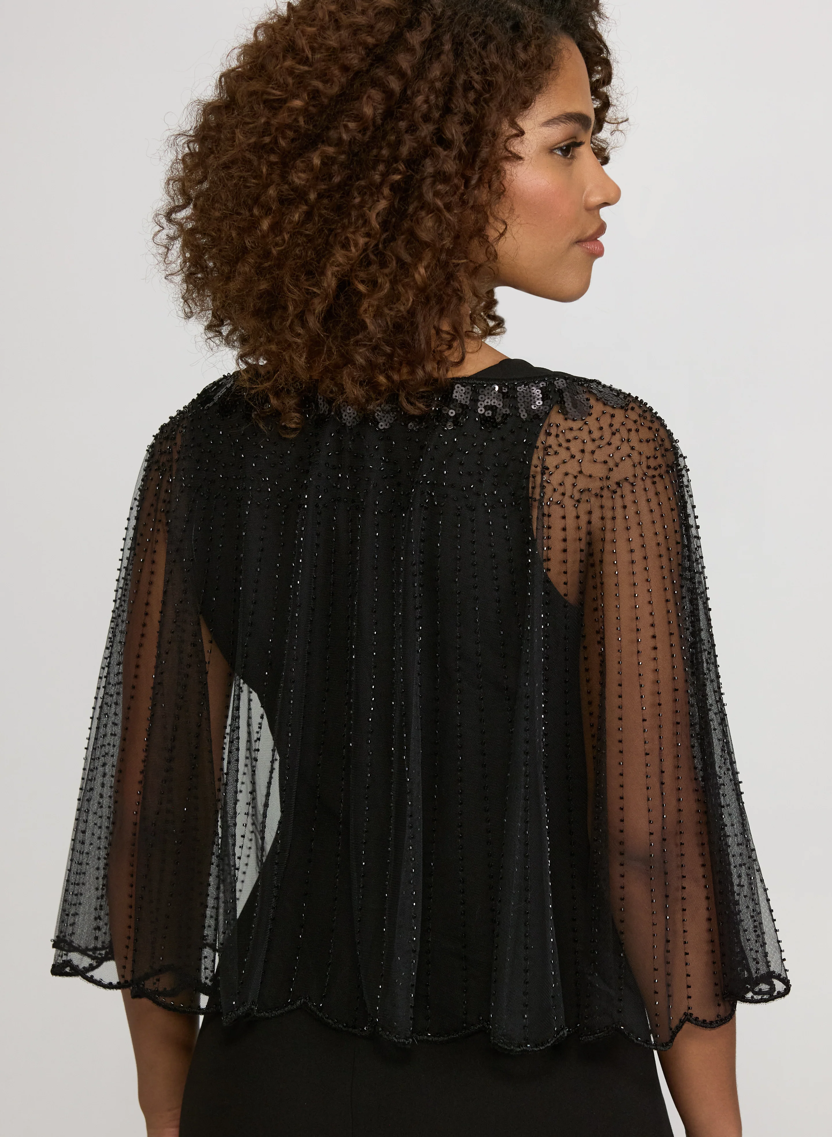 Beaded Stripe Shawl - Image 2