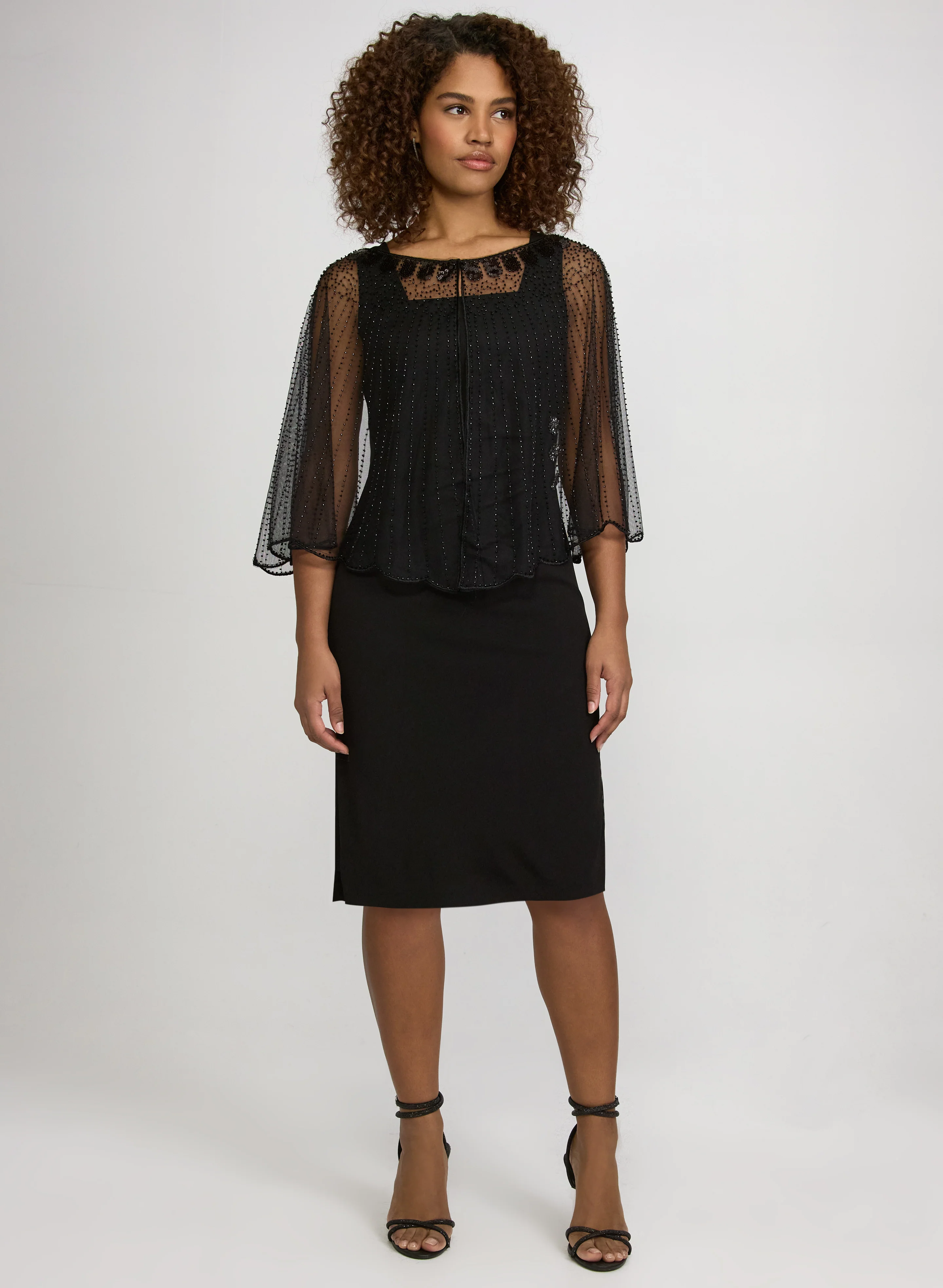 Beaded Stripe Shawl - Image 4