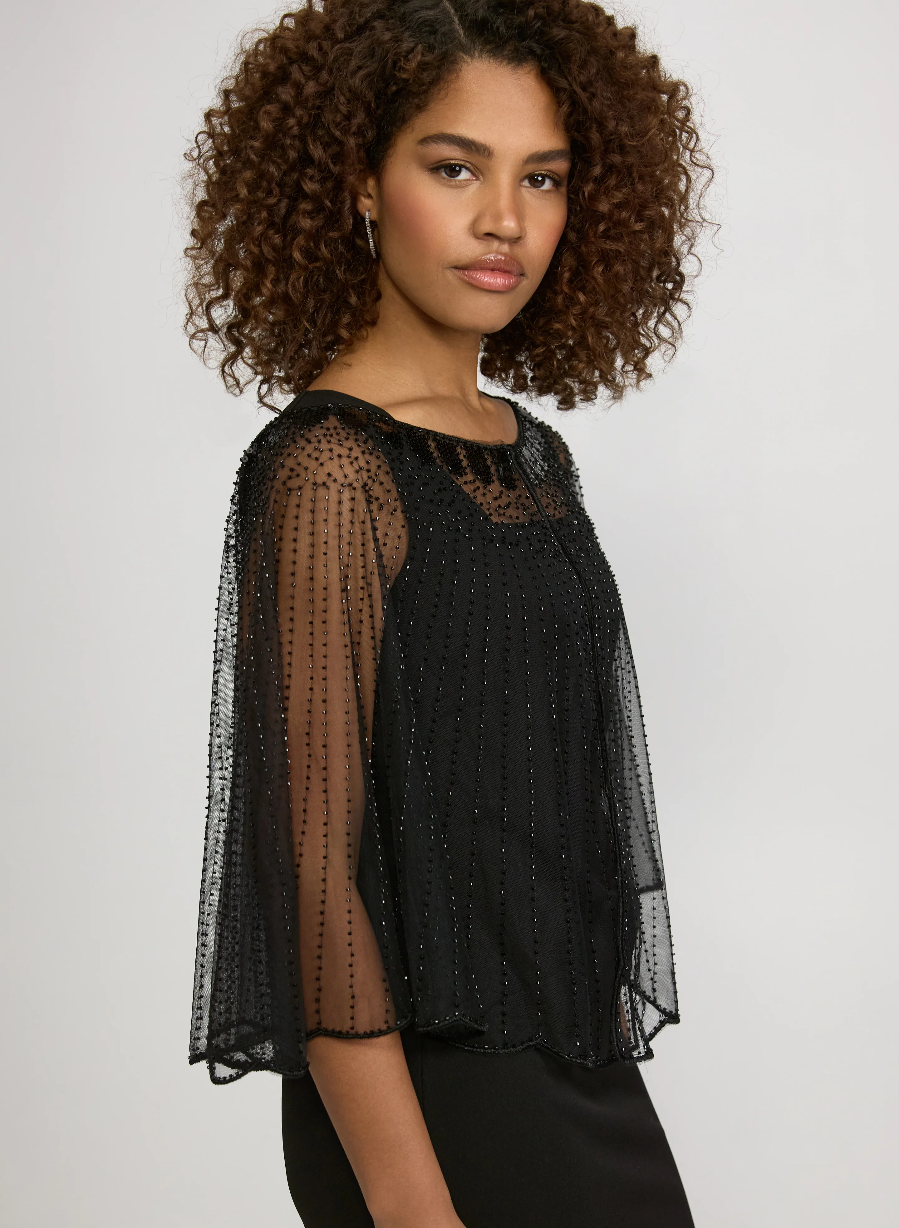 Beaded Stripe Shawl - Image 5