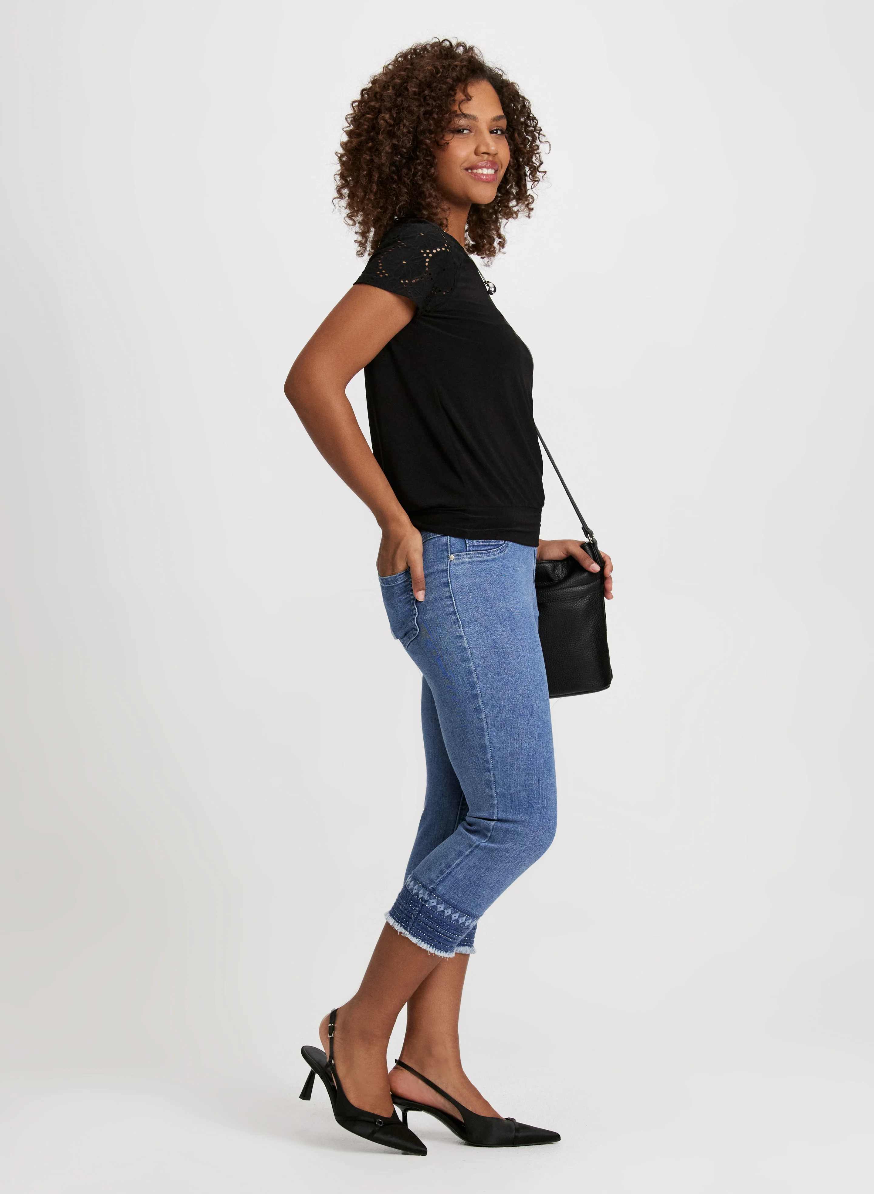 Beads & Fringes Pull-On Jeans - Image 4