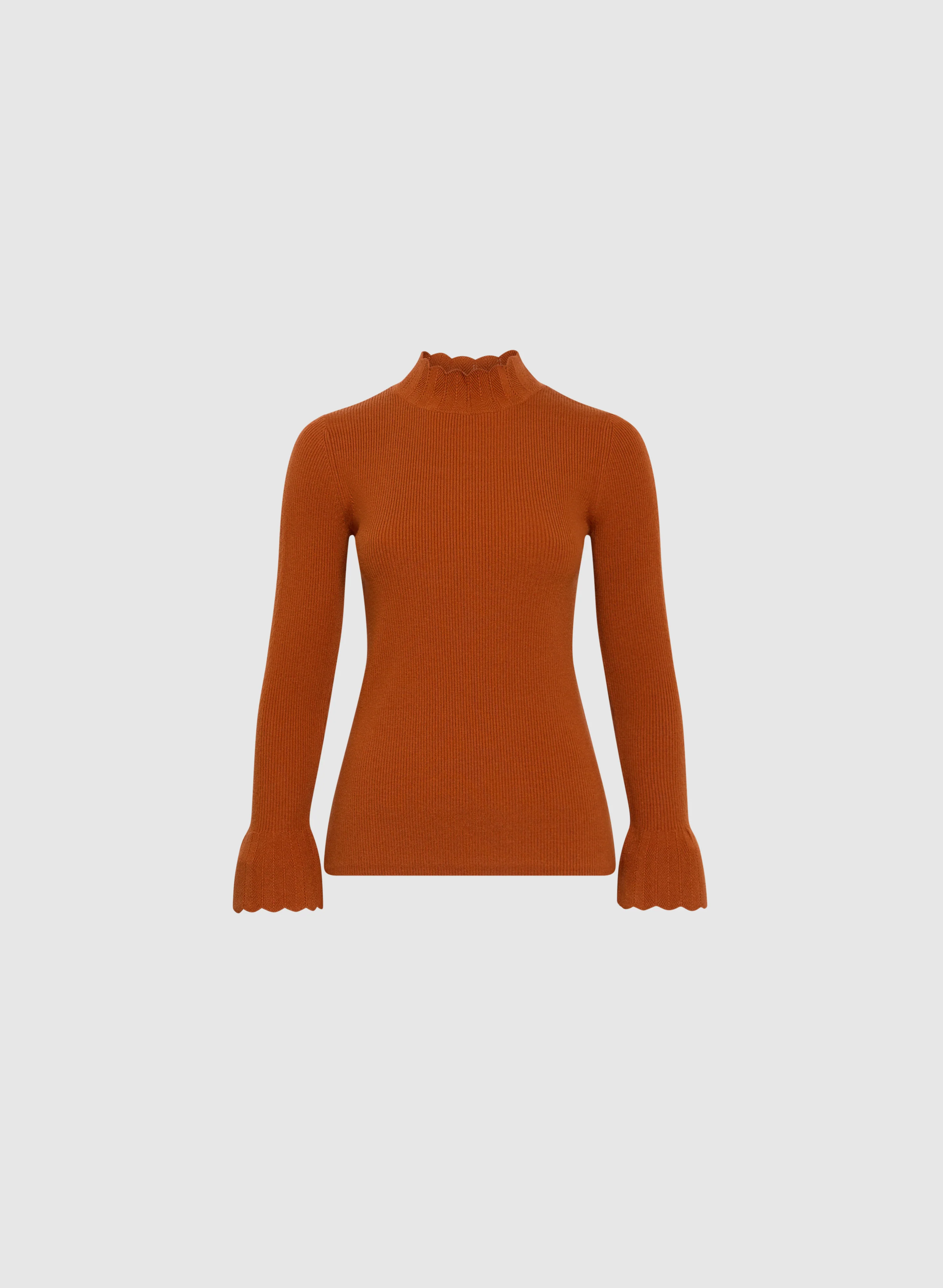 Bell Sleeve Knit Sweater - Image 5
