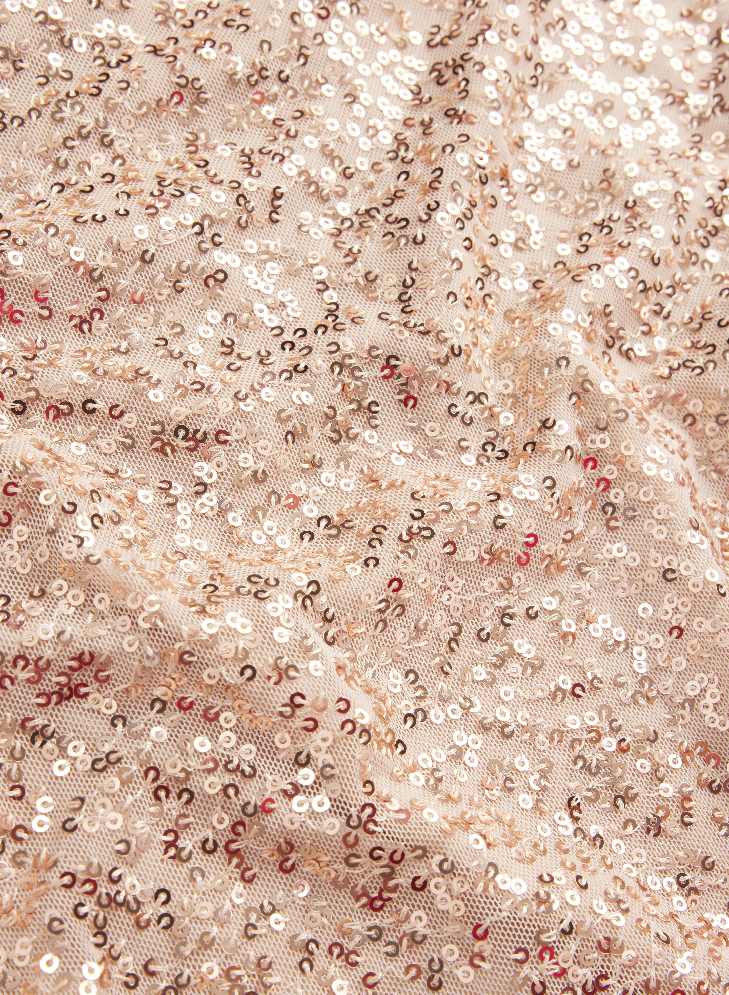 Bell Sleeve Sequin Top - Image 7