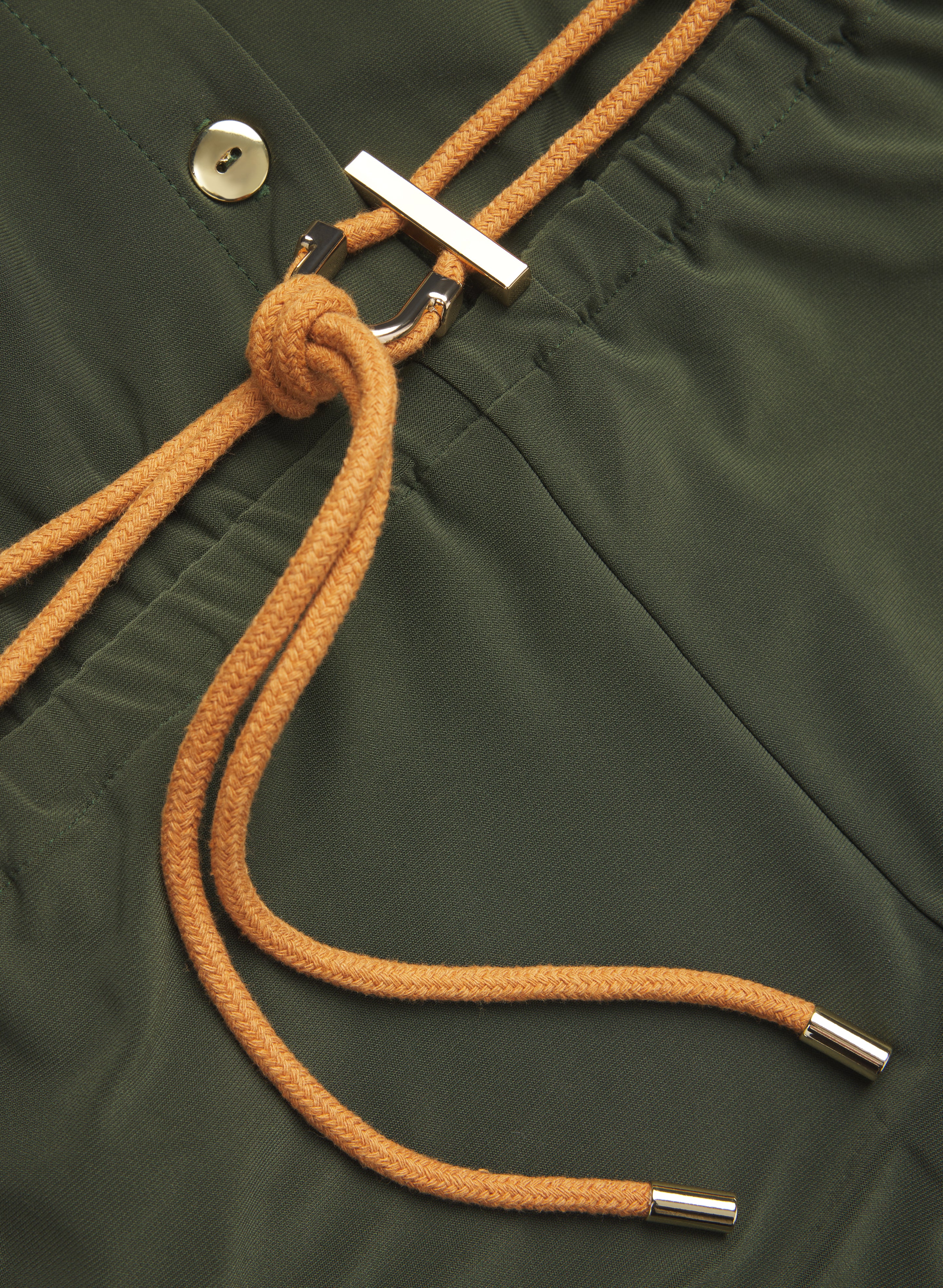 Belted Jersey Jumpsuit - Image 8