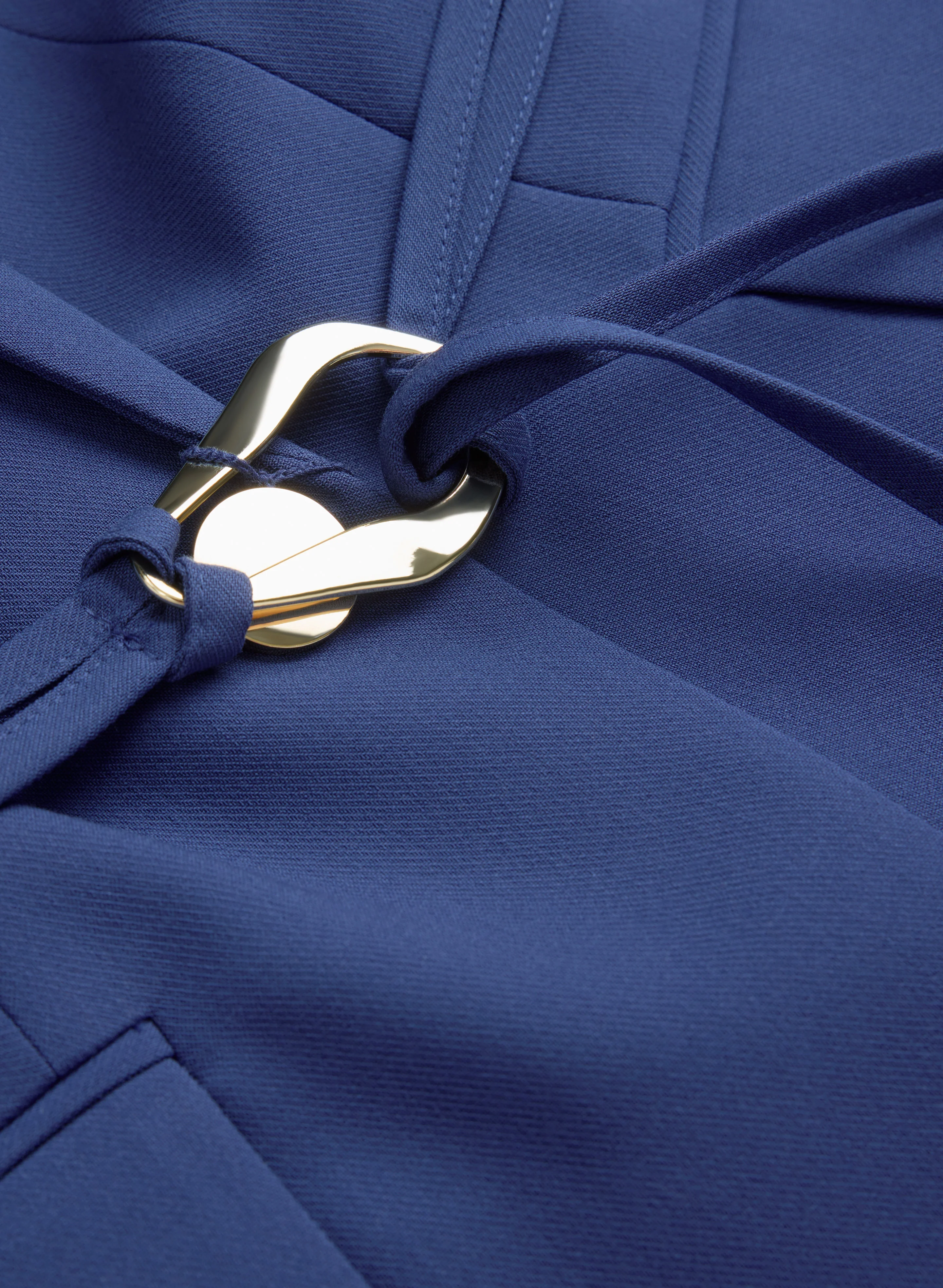 Belted Peaked Lapel Blazer - Image 7