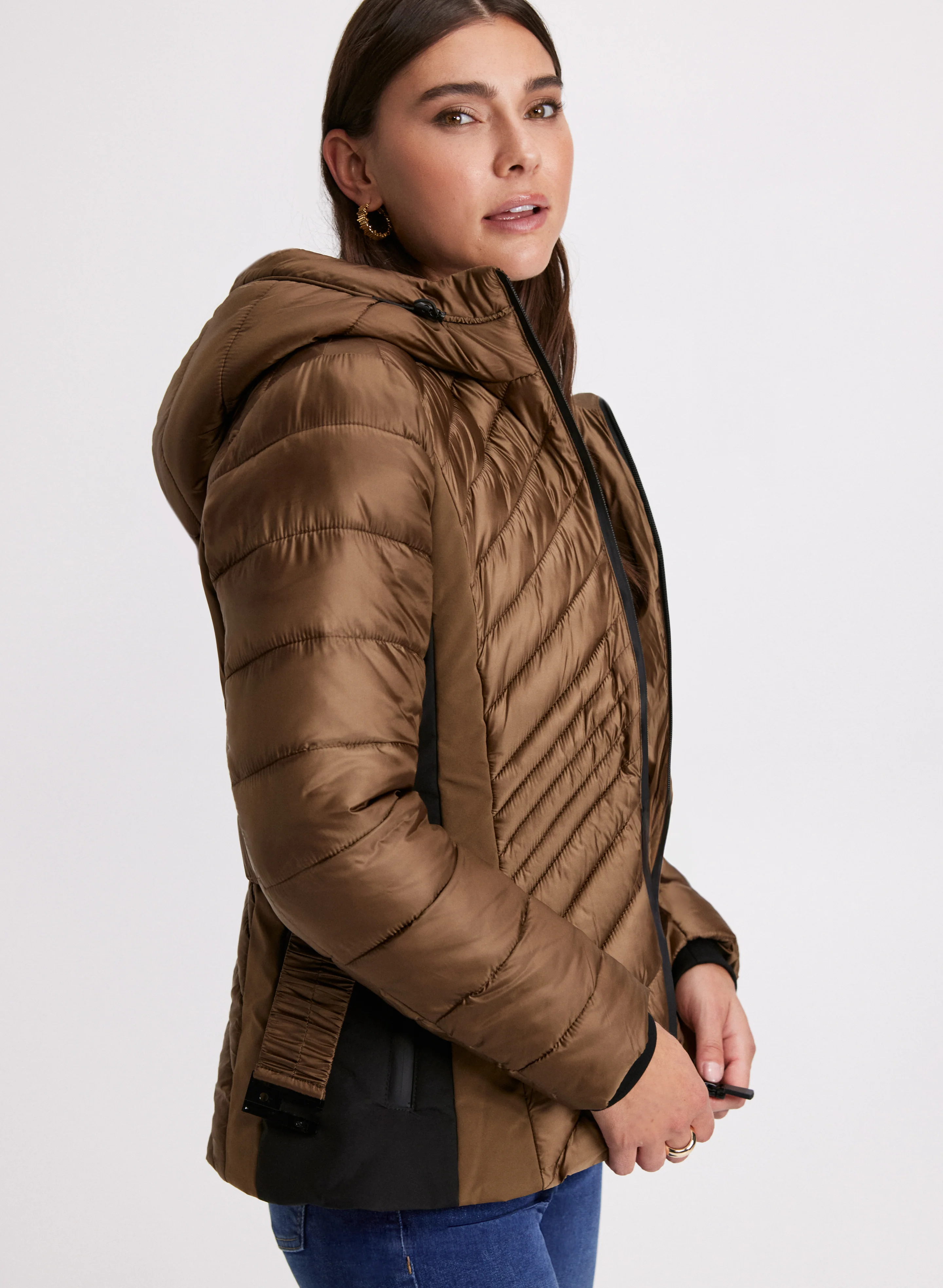 Belted Puffer Coat - Image 3