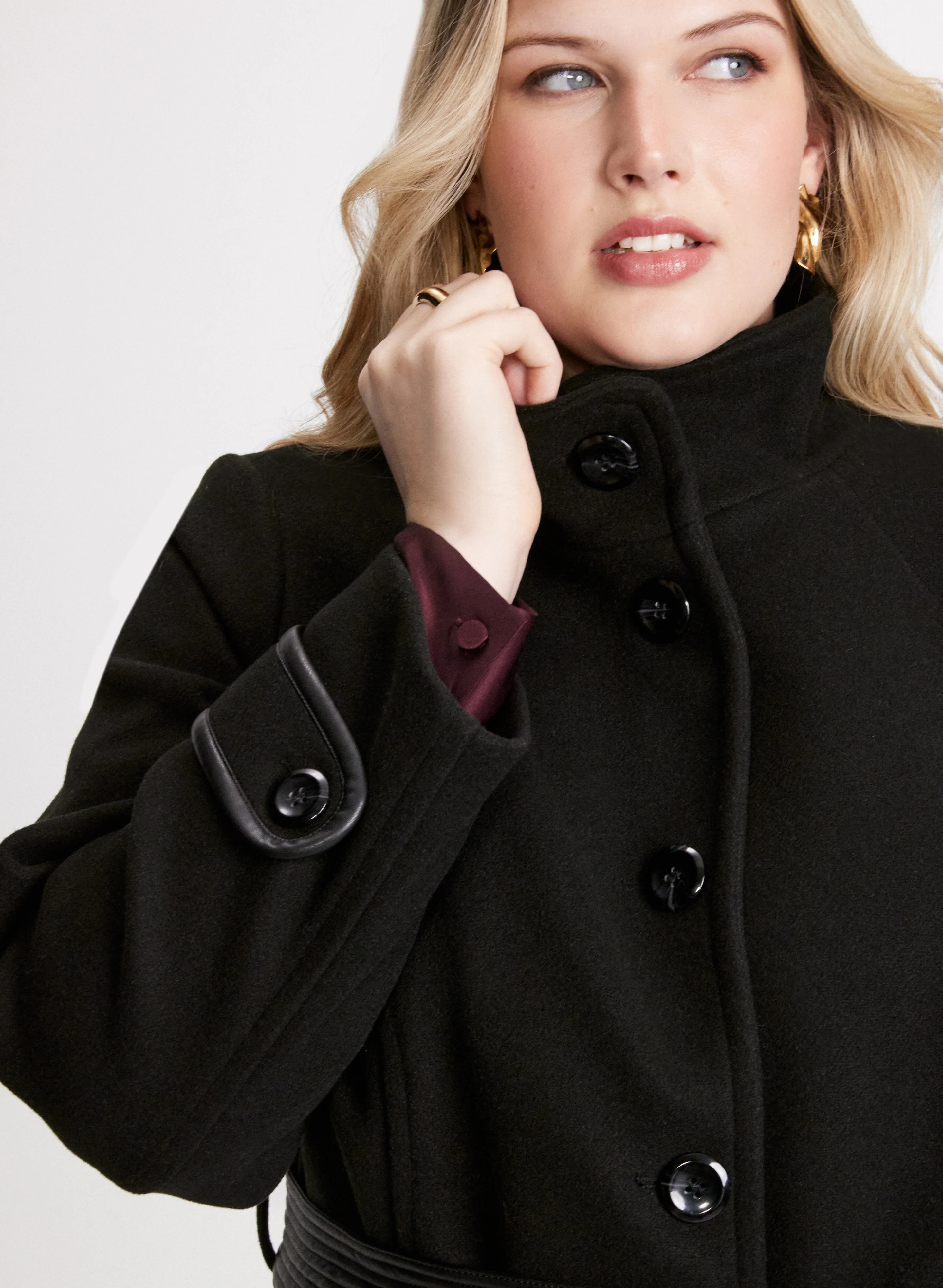 Belted Wool-Blend Coat - Image 7