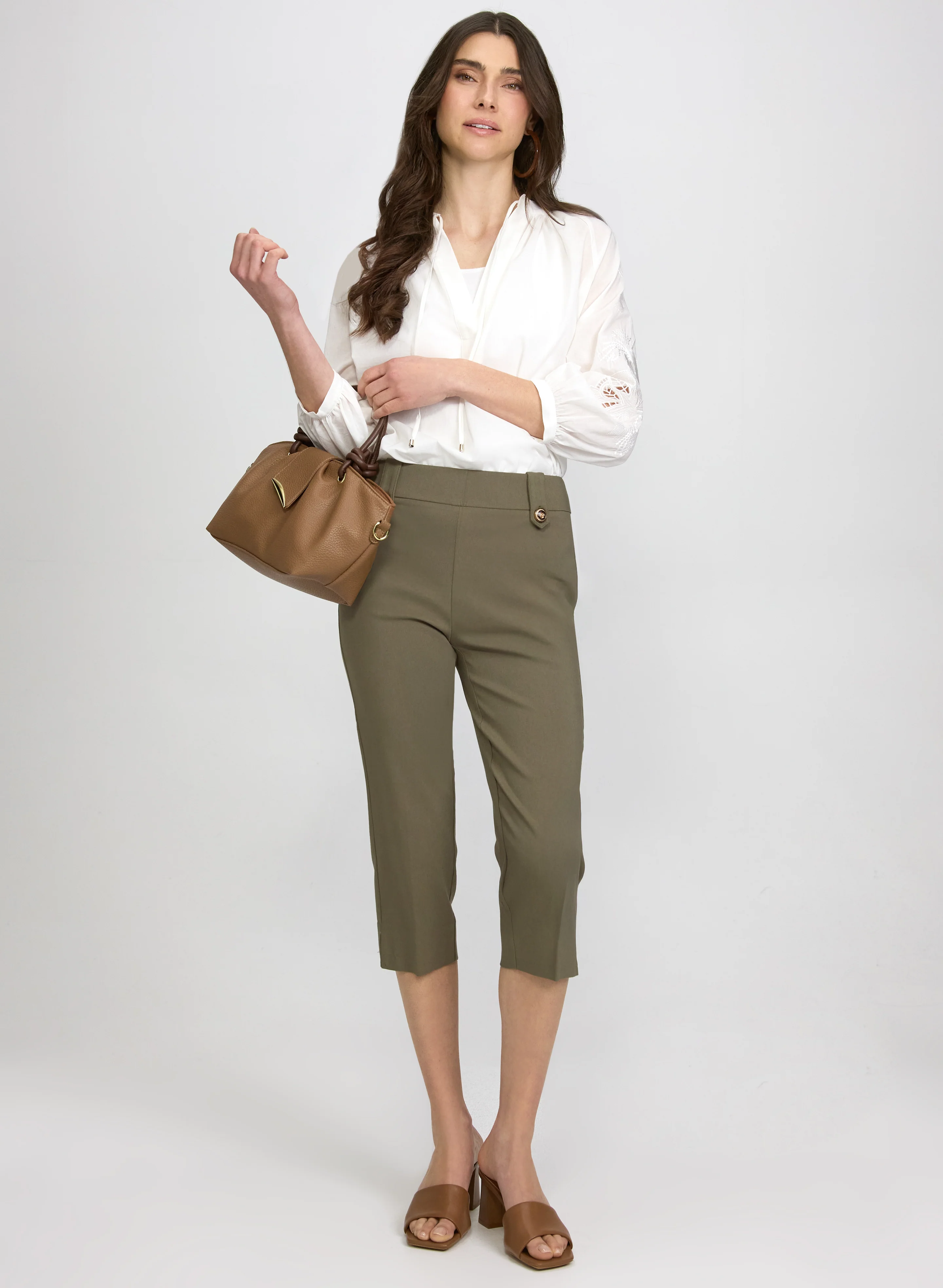 Bengaline Pull-On Capris - Image 3