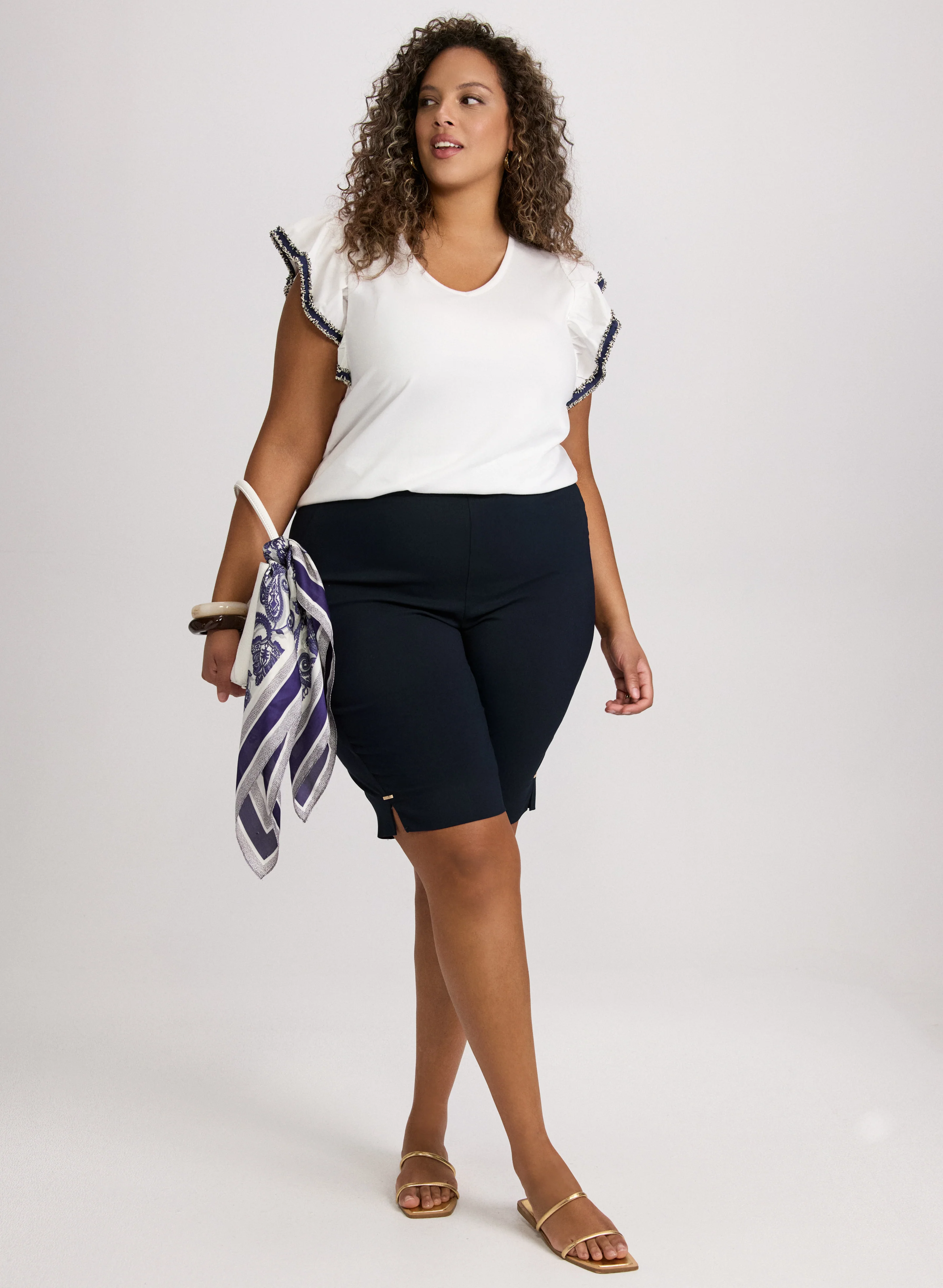 Bengaline Pull-On Shorts - Image 3