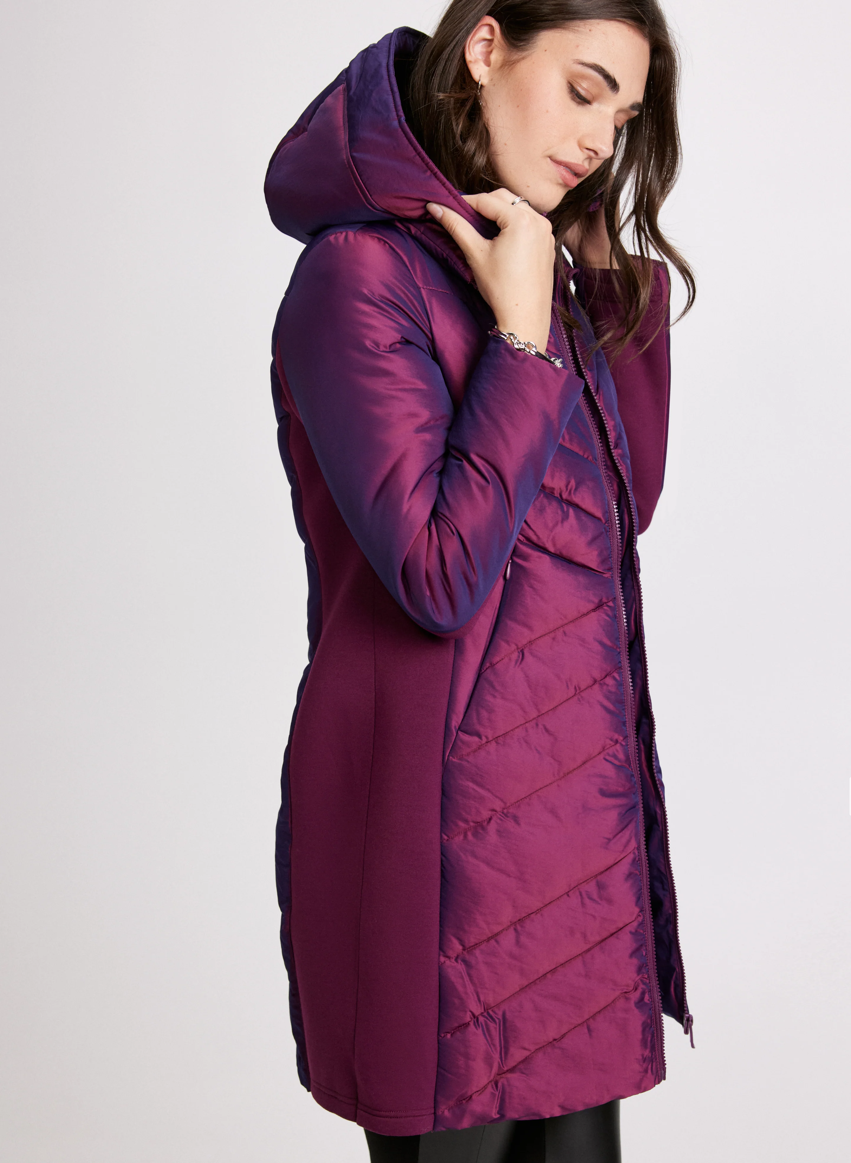 Bernardo - Iridescent Puffer Coat - Image 3