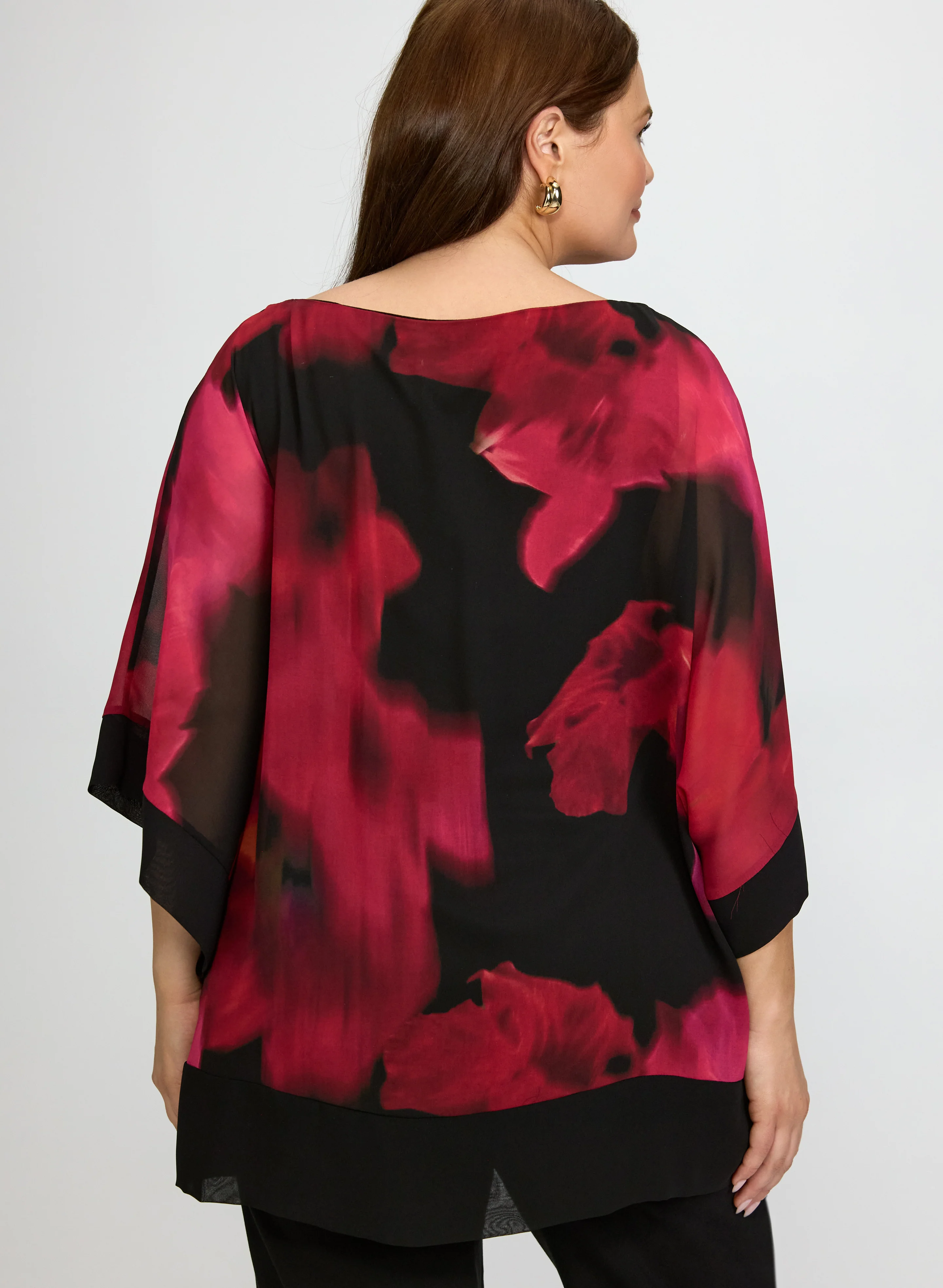 Blurred Floral Blouse - Image 4