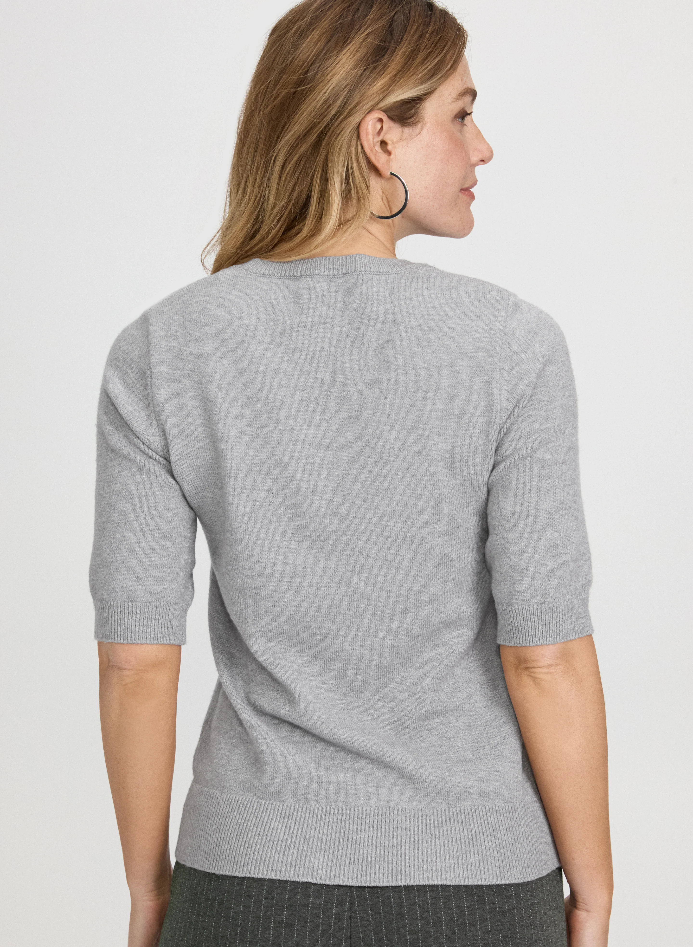 'Bonjour' Knit Pullover - Image 4