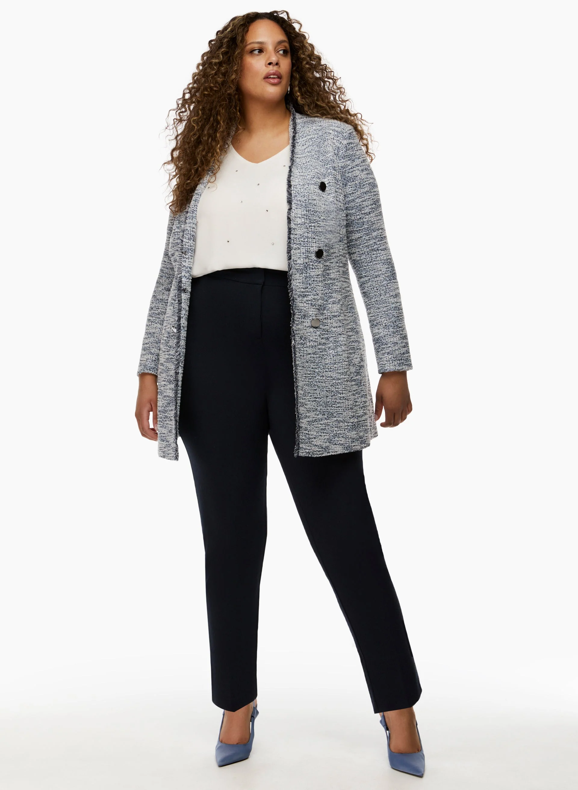 Bouclé Redingote Jacket - Image 3