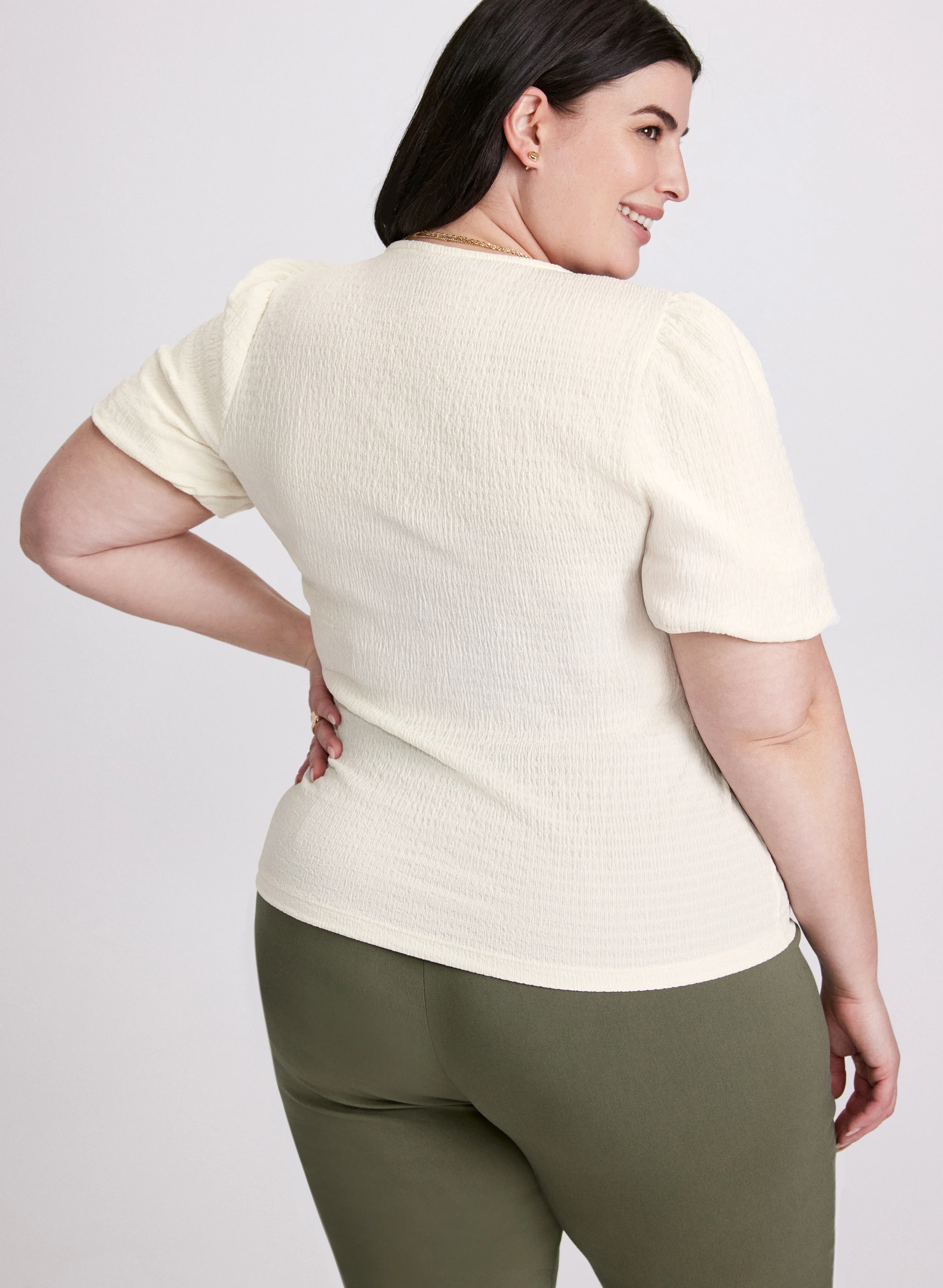 Bouffant Sleeve T-Shirt - Image 4
