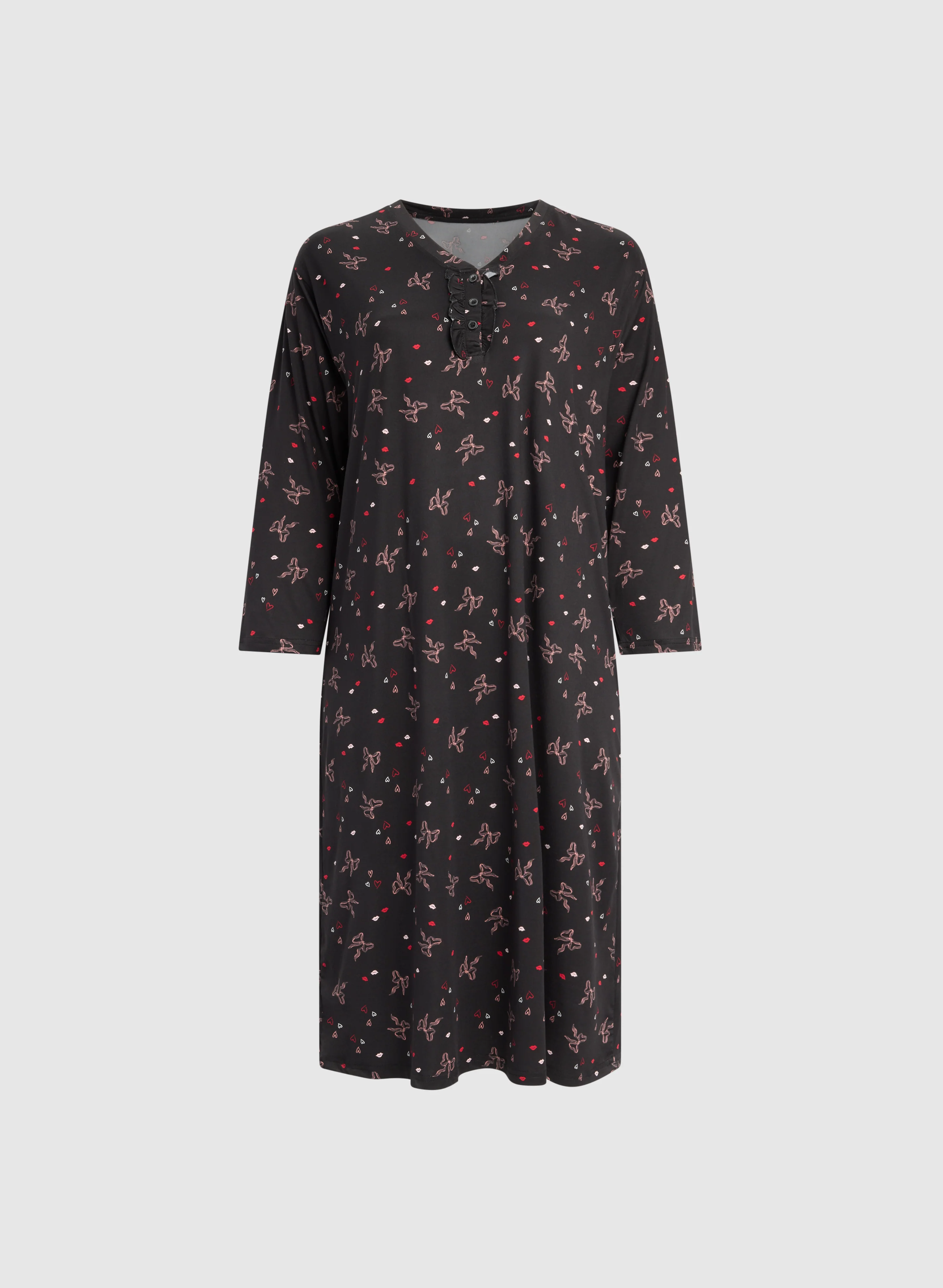 Bow Print Night Gown - Image 6