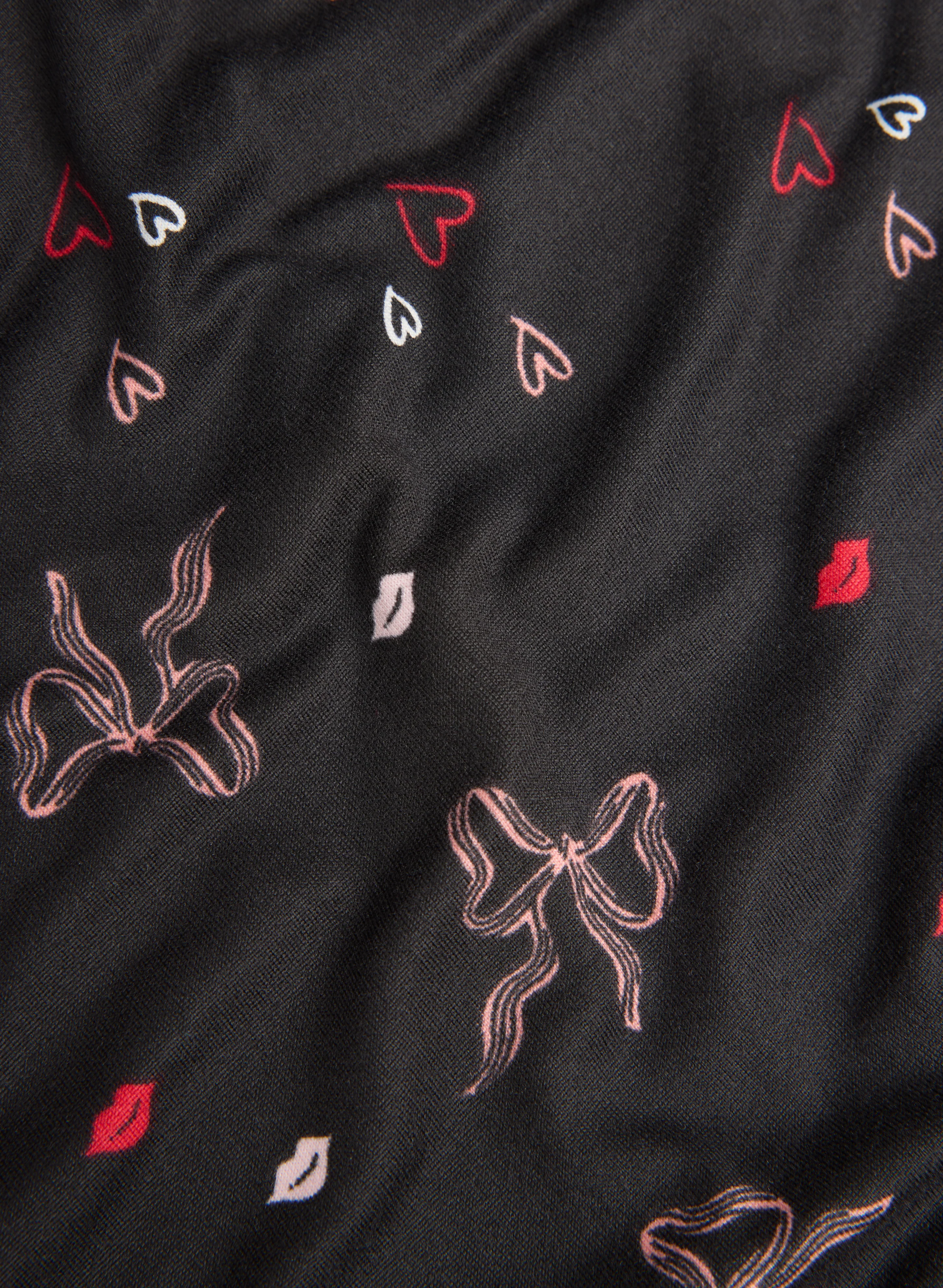Bow Print Night Gown - Image 7