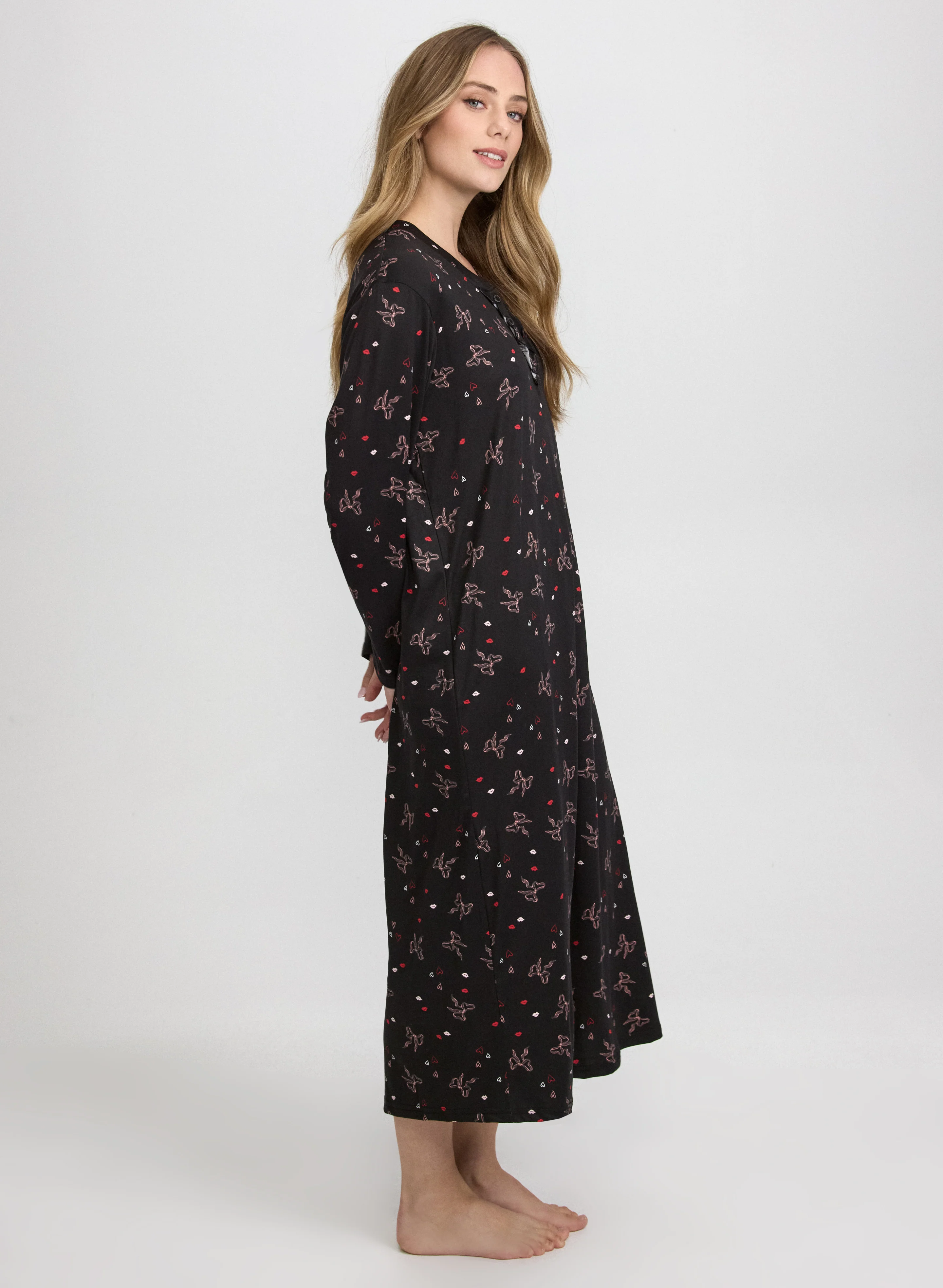 Bow Print Nightgown - Image 2