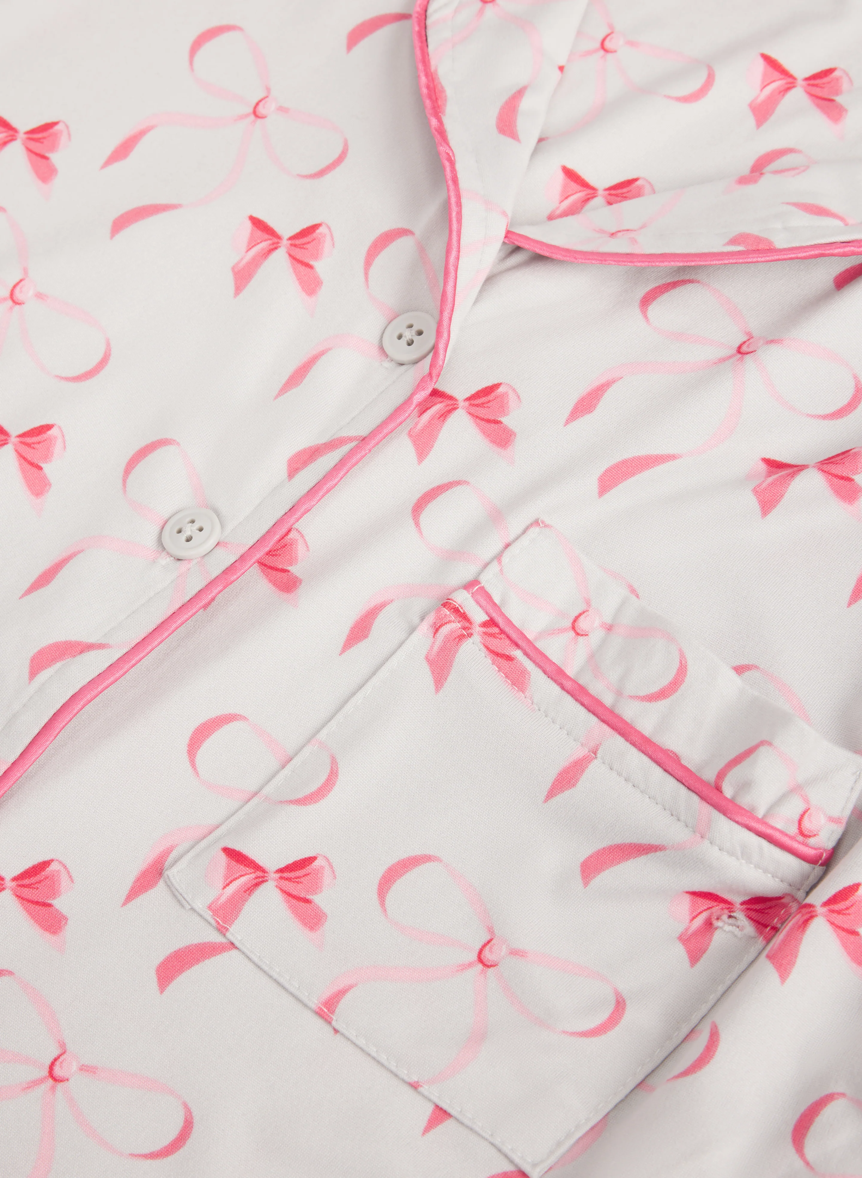 Bow Print Pyjama Set - Image 8