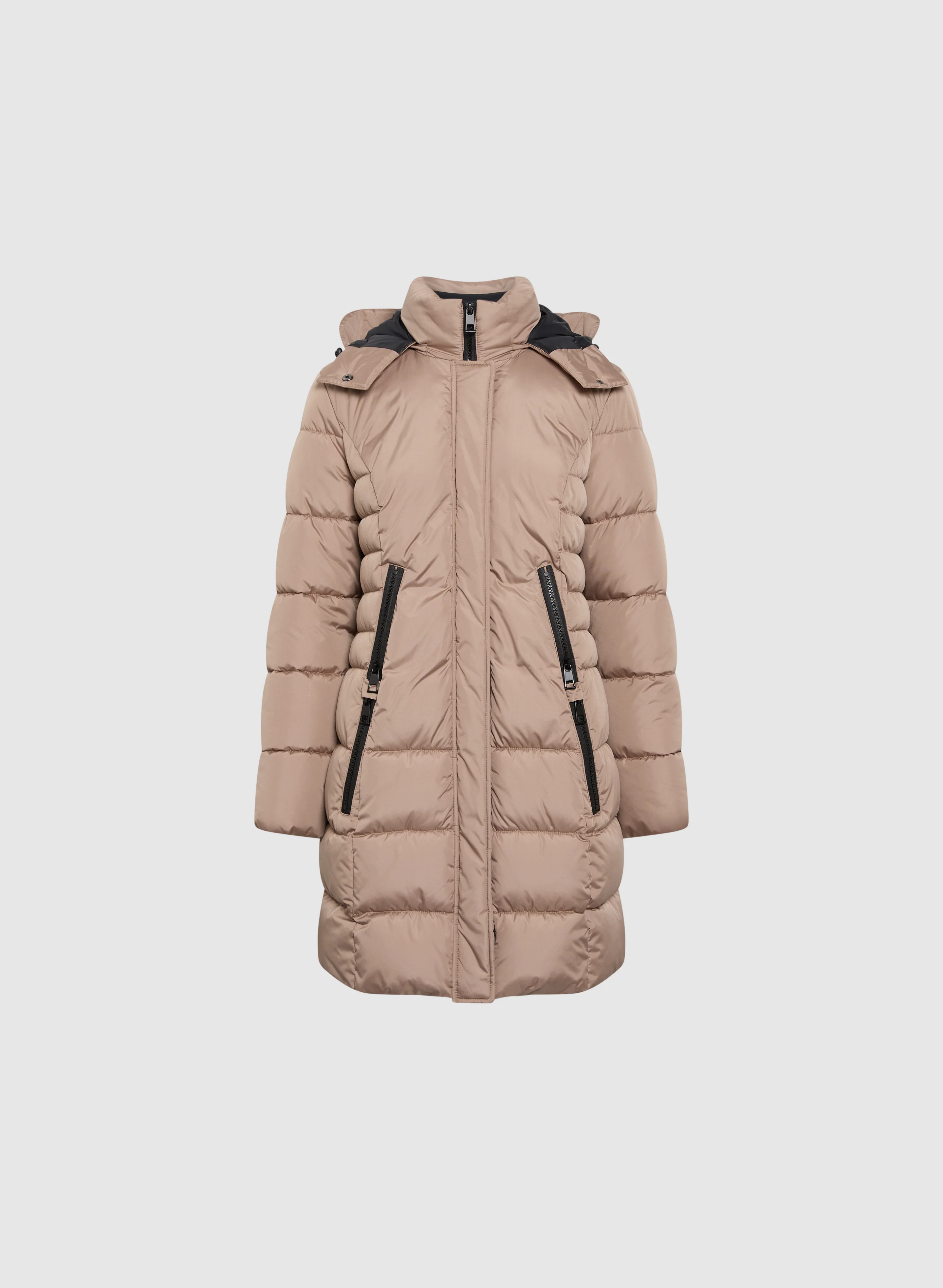 Box Quilt Puffer Coat - Image 5
