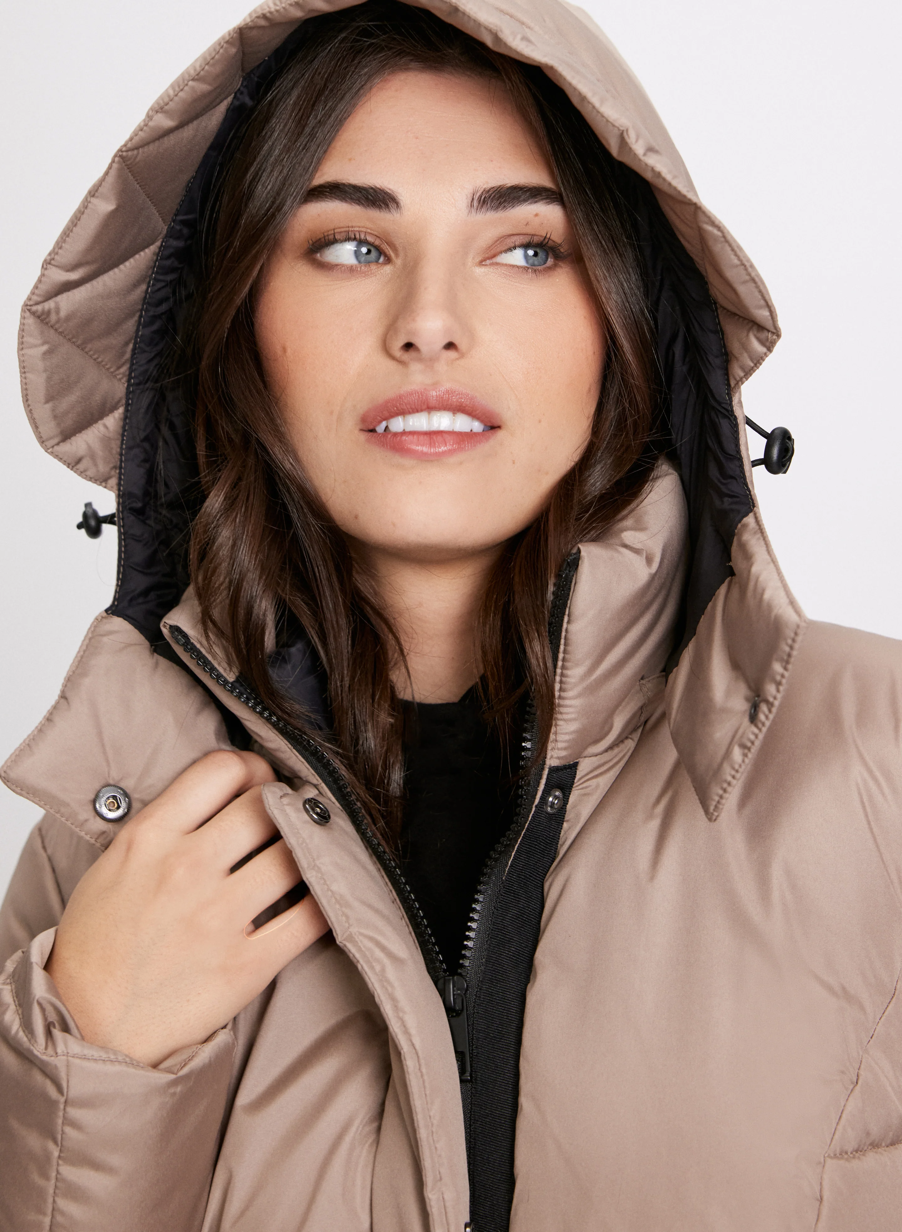 Box Quilt Puffer Coat - Image 7